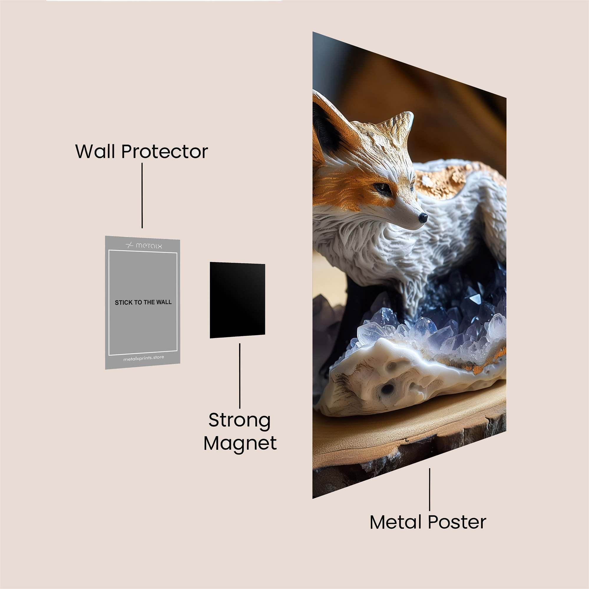 Fox Gemscape Safe Wall Magnetic / M