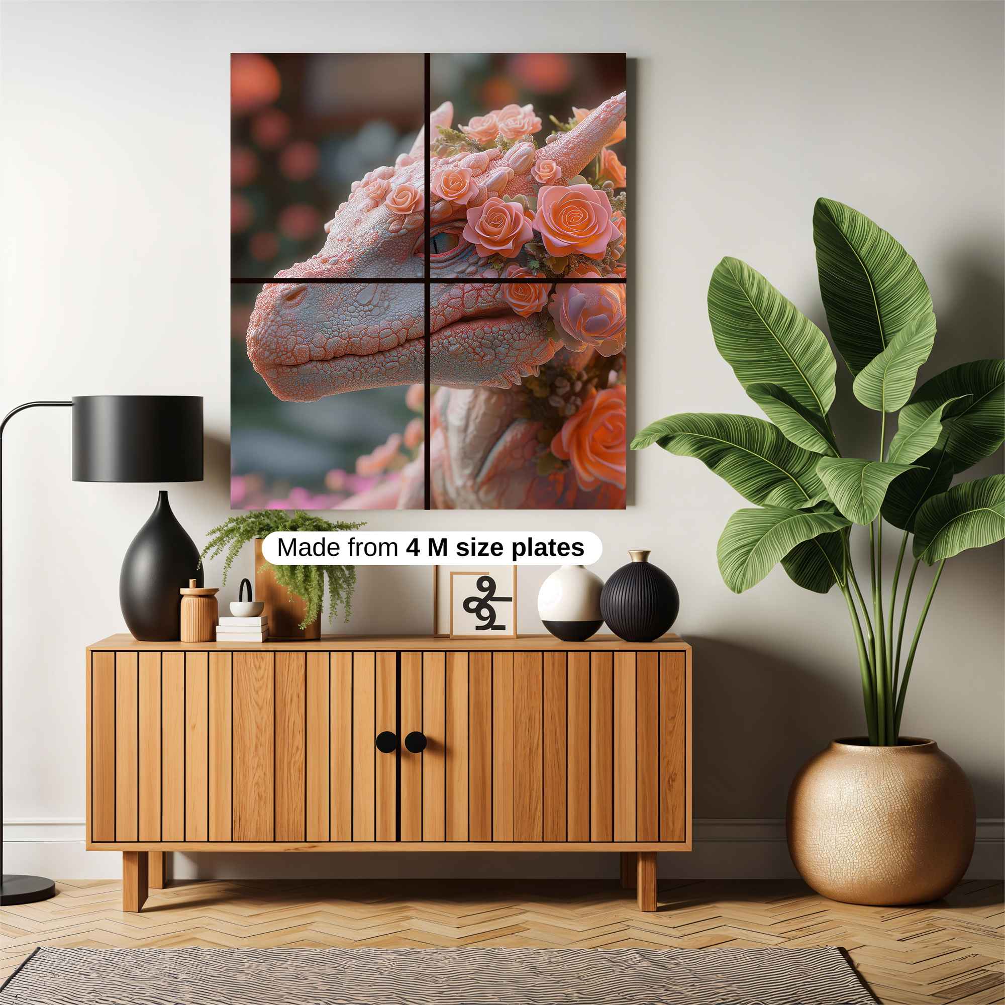 Floral Majesty Safe Wall Magnetic / M