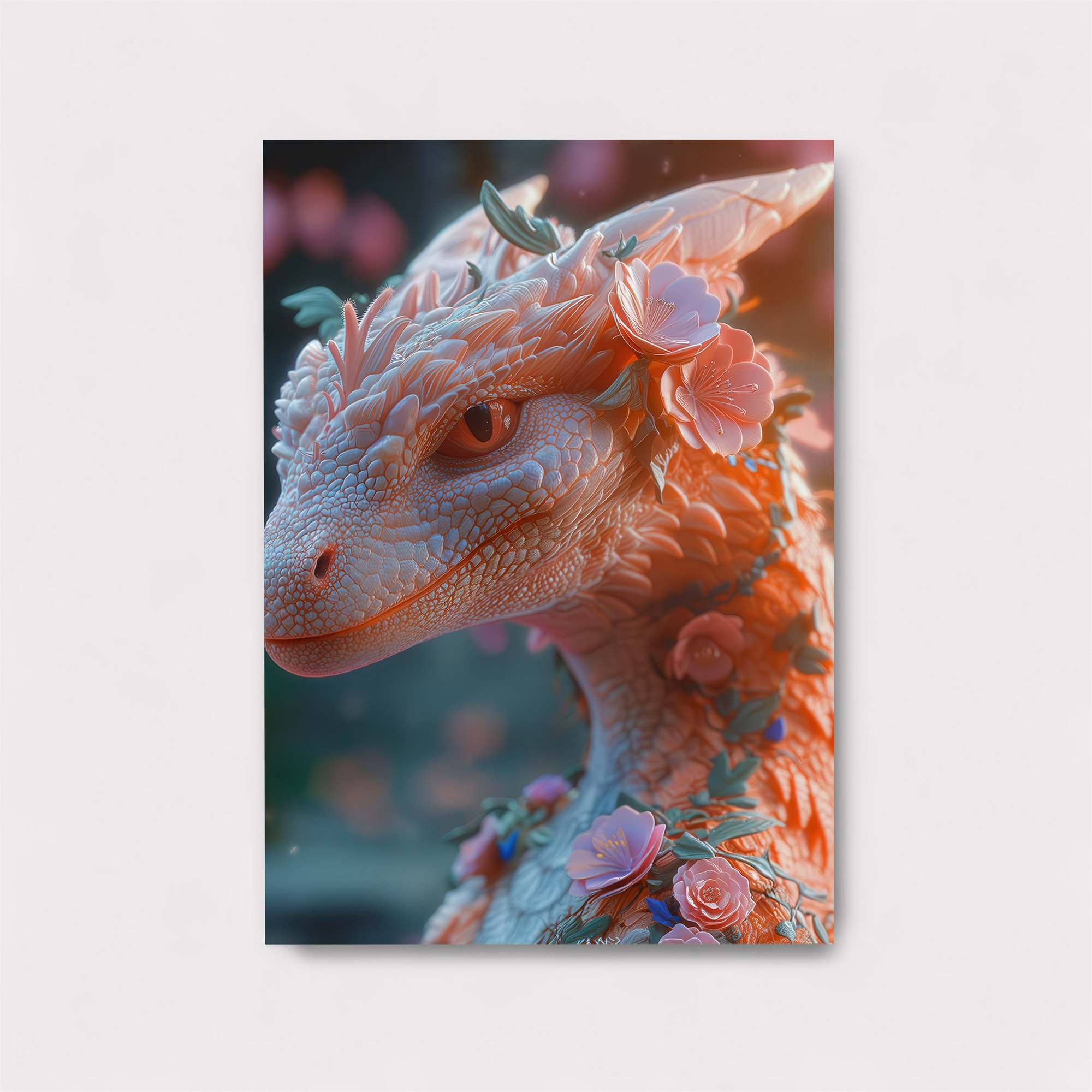 Floral Serenity Safe Wall Magnetic / M