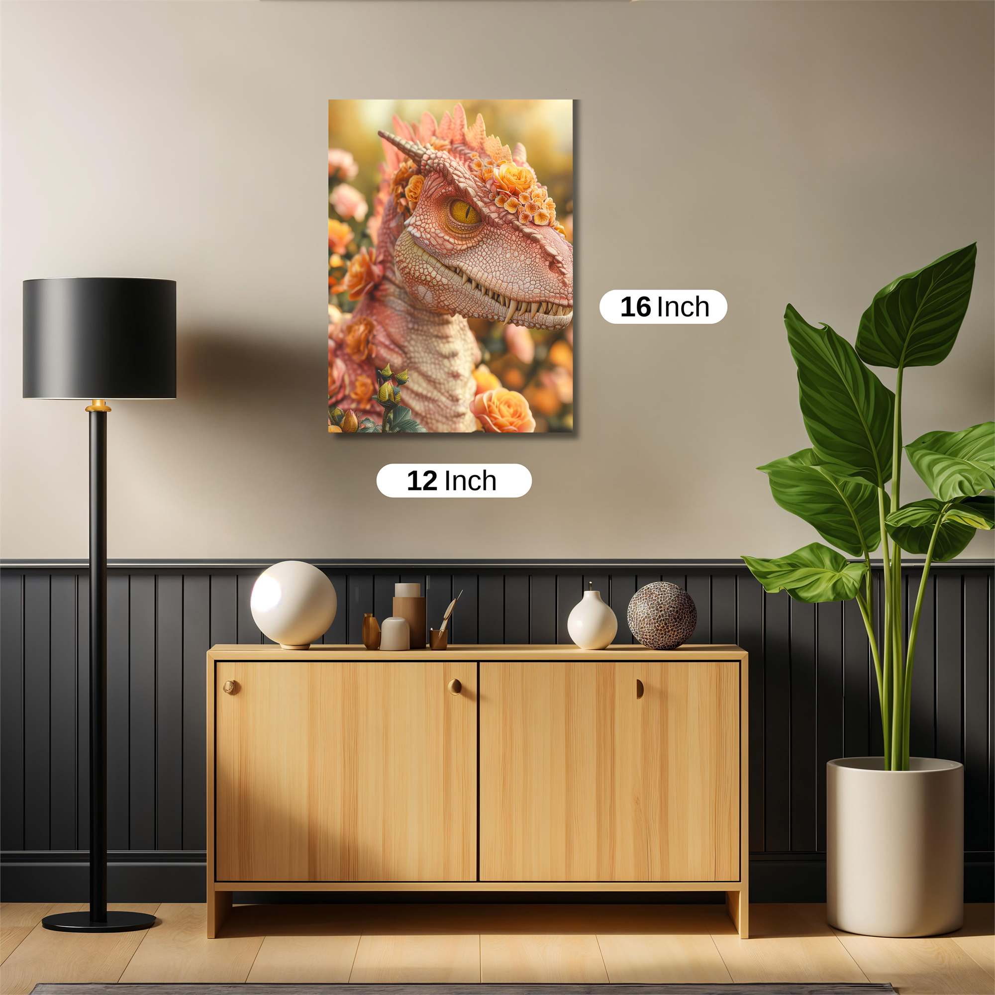 Floral Raptor Safe Wall Magnetic / M