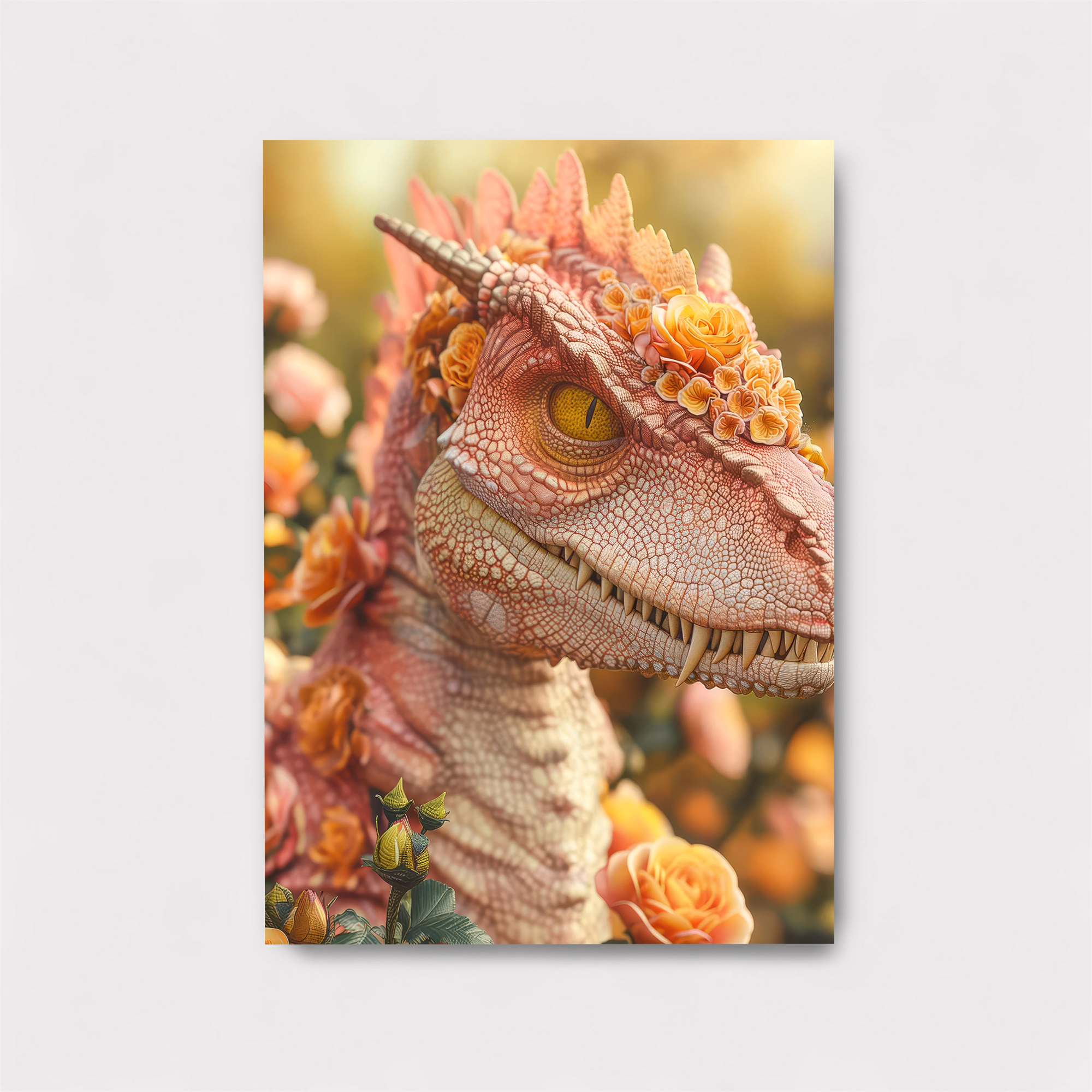 Floral Raptor Safe Wall Magnetic / M