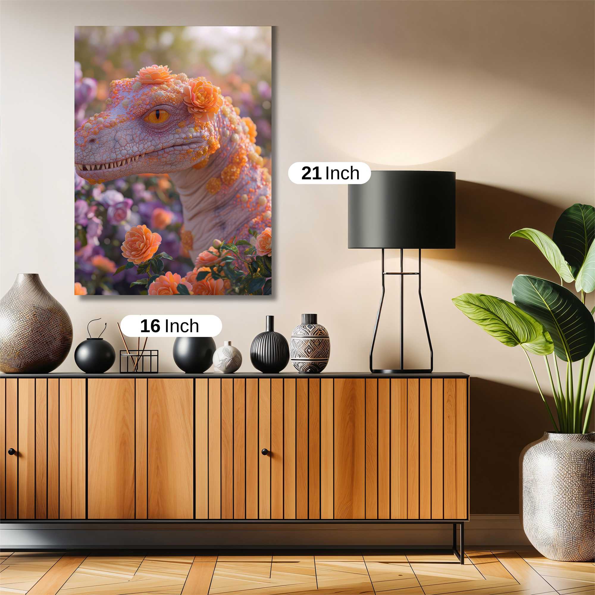 Floral Raptor Safe Wall Magnetic / M