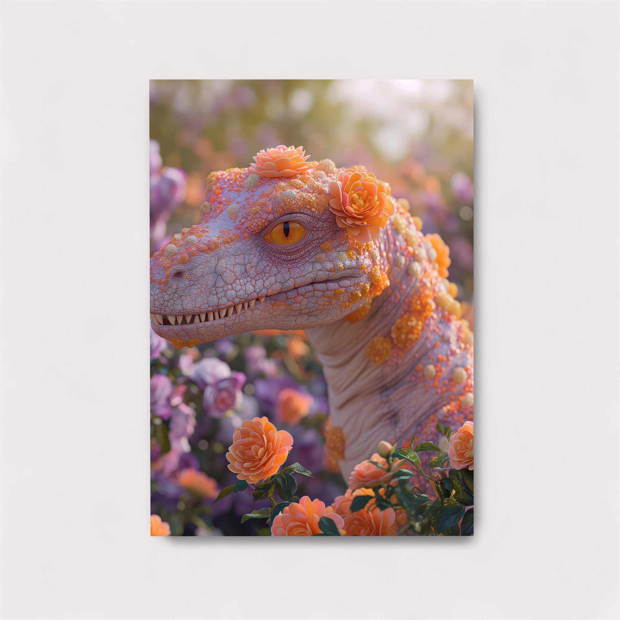 Floral Raptor Safe Wall Magnetic / M