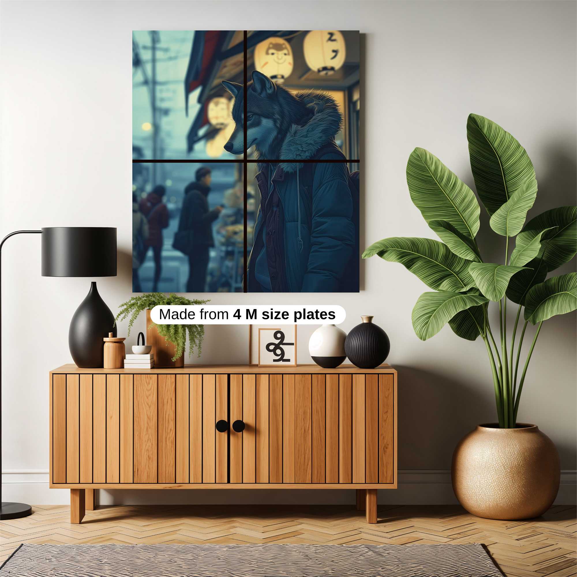 Canine Contemplation Safe Wall Magnetic / M