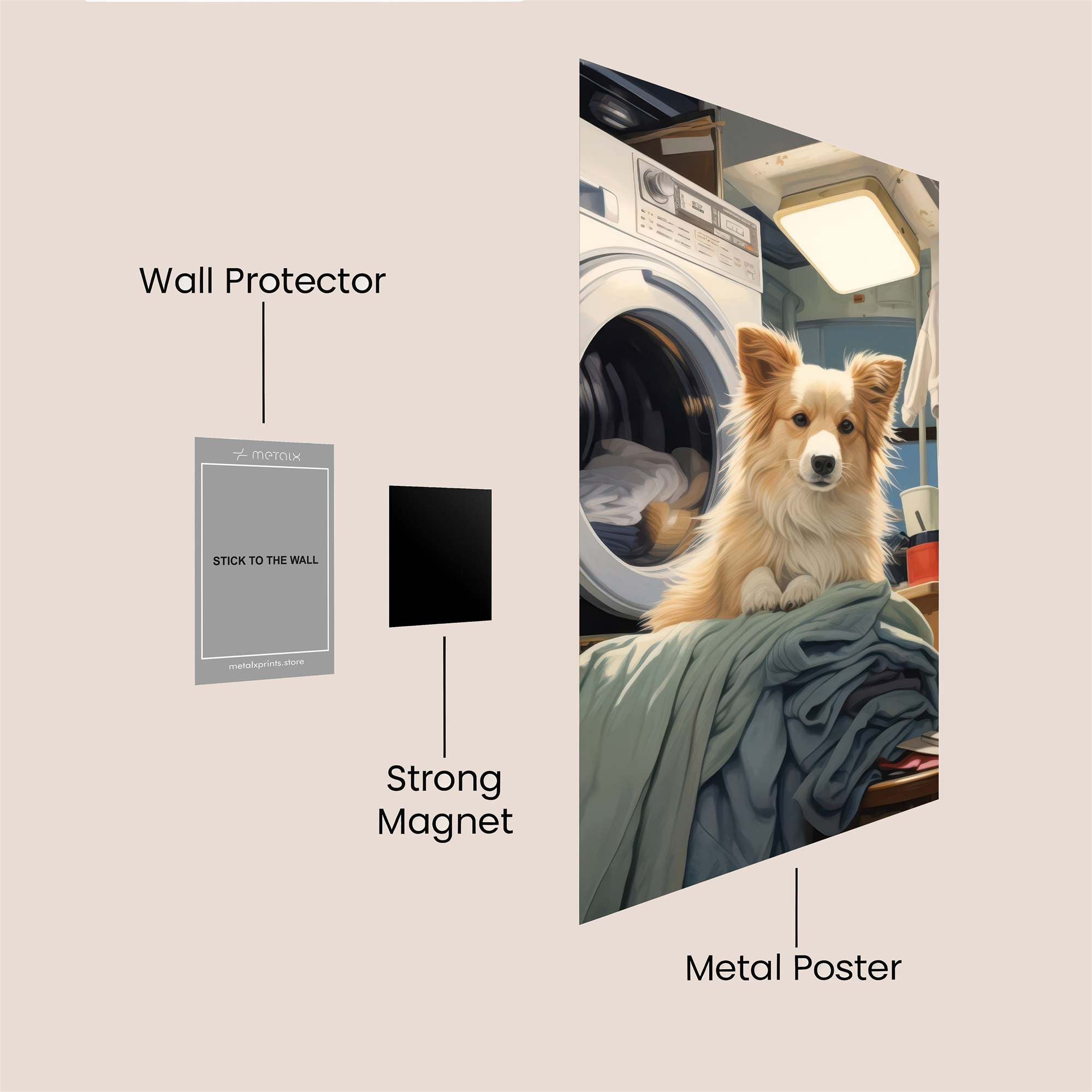 Laundry Guardian Safe Wall Magnetic / M