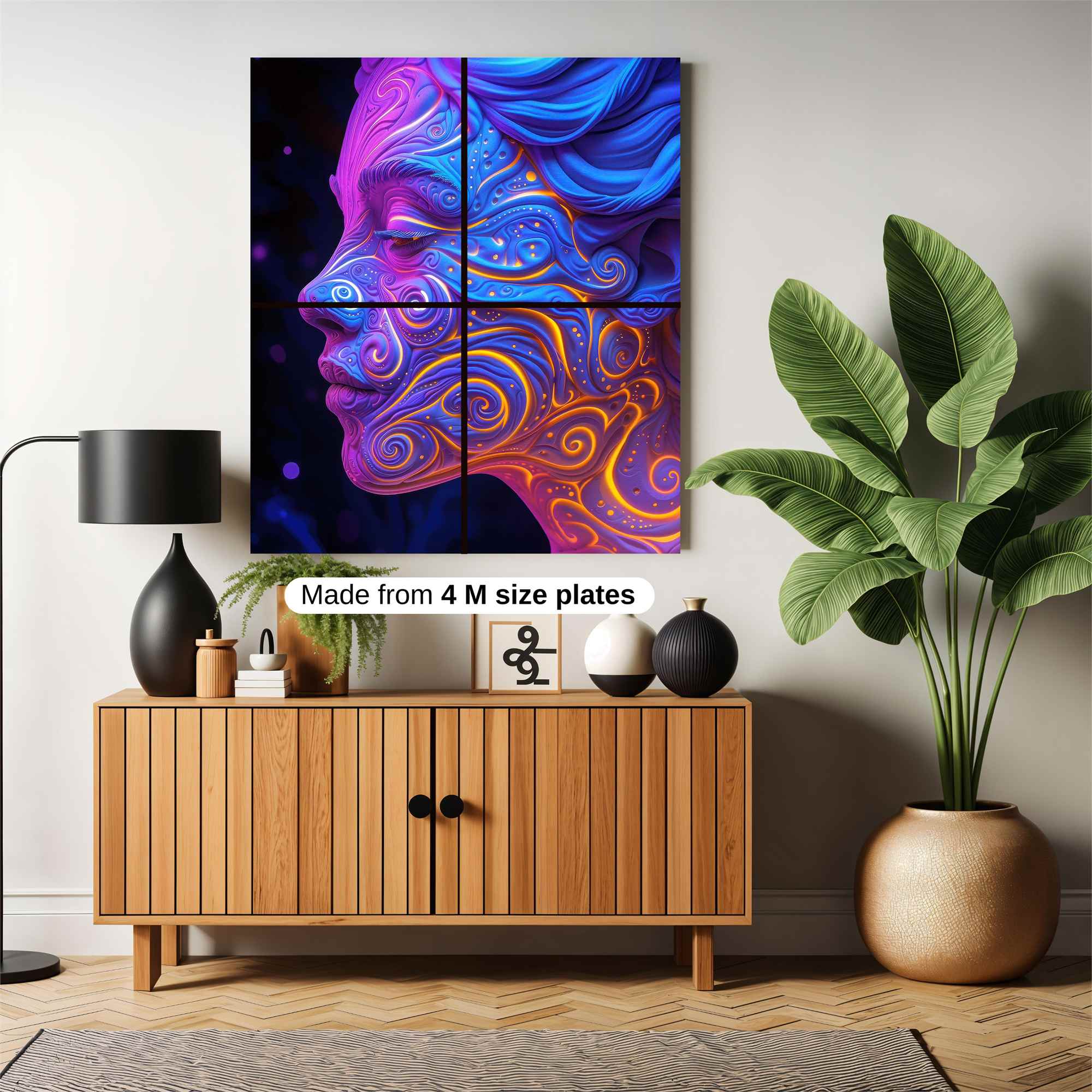 Neon Whimsy Safe Wall Magnetic / M