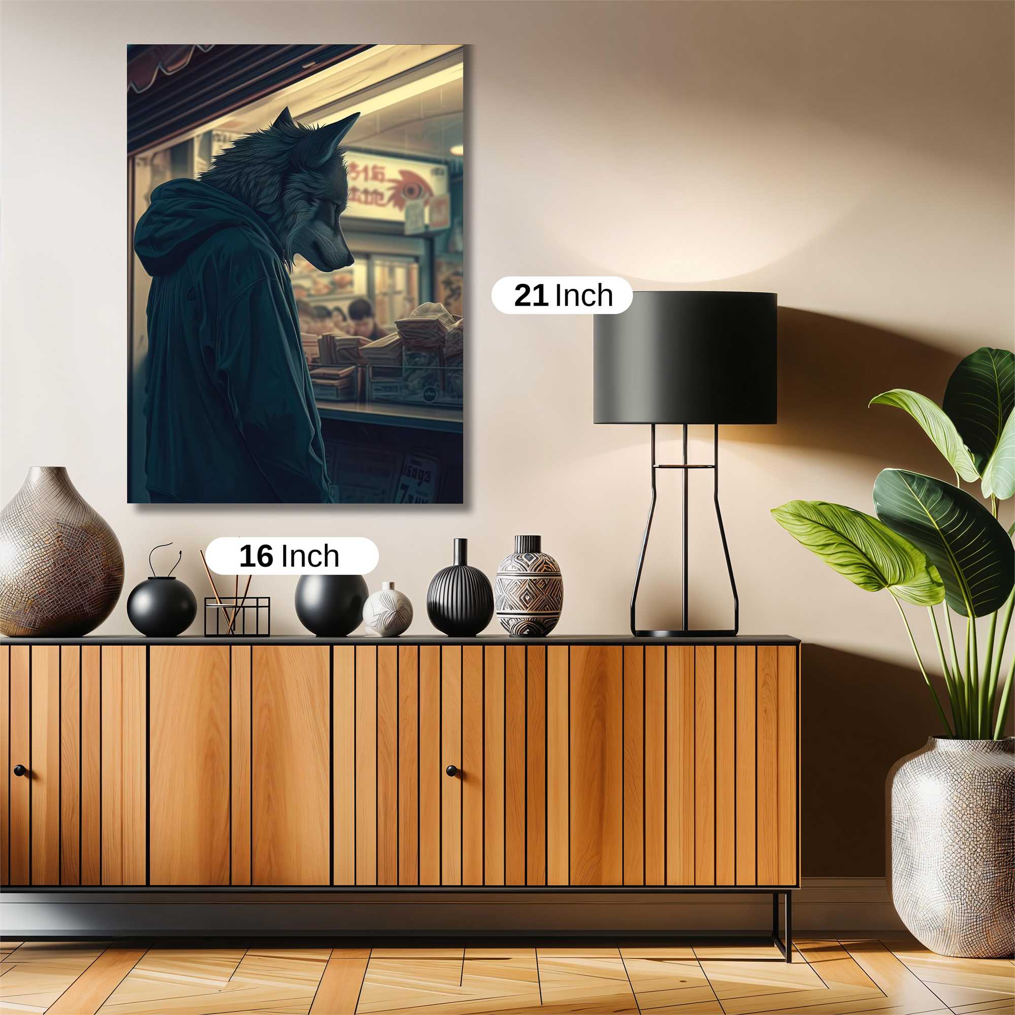 Wolfish Serenity Safe Wall Magnetic / M