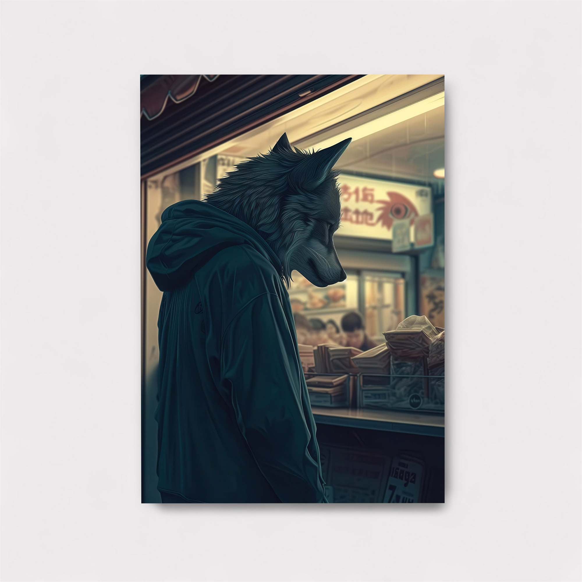 Wolfish Serenity Safe Wall Magnetic / M