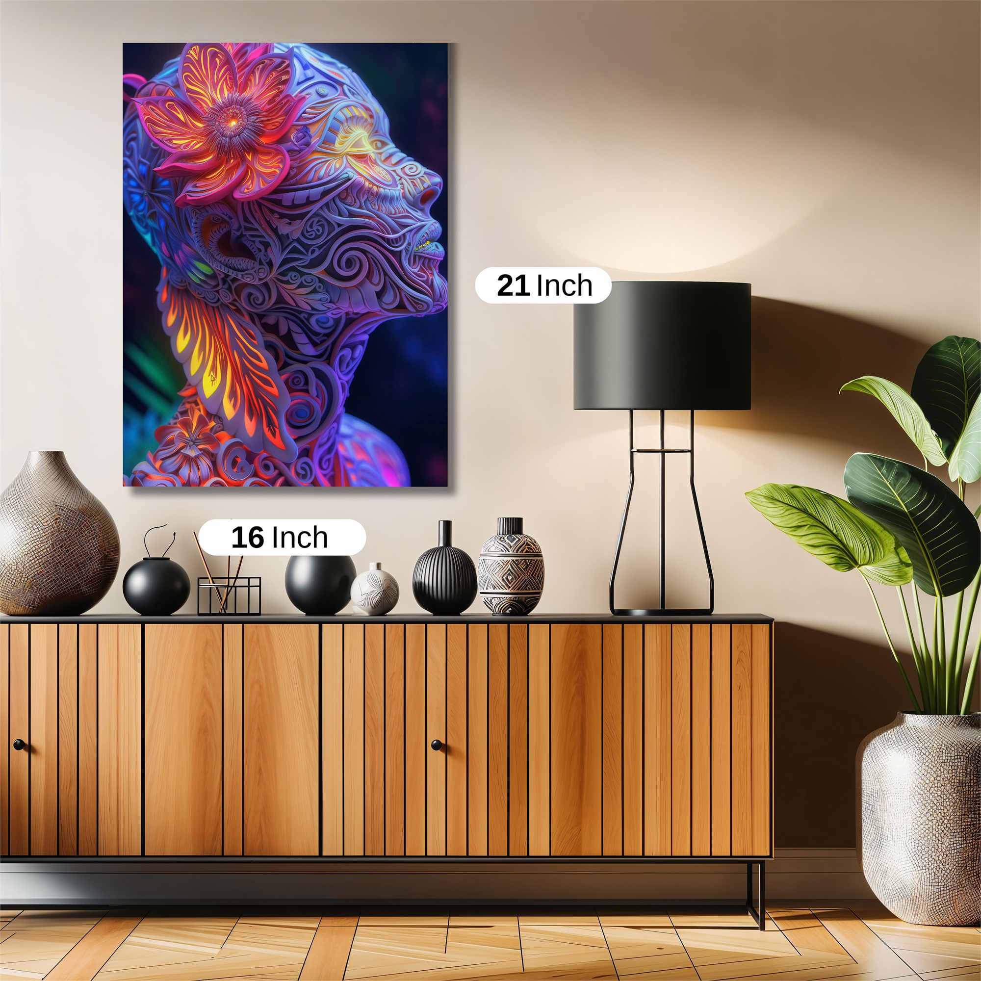 Floral Vividness Safe Wall Magnetic / M