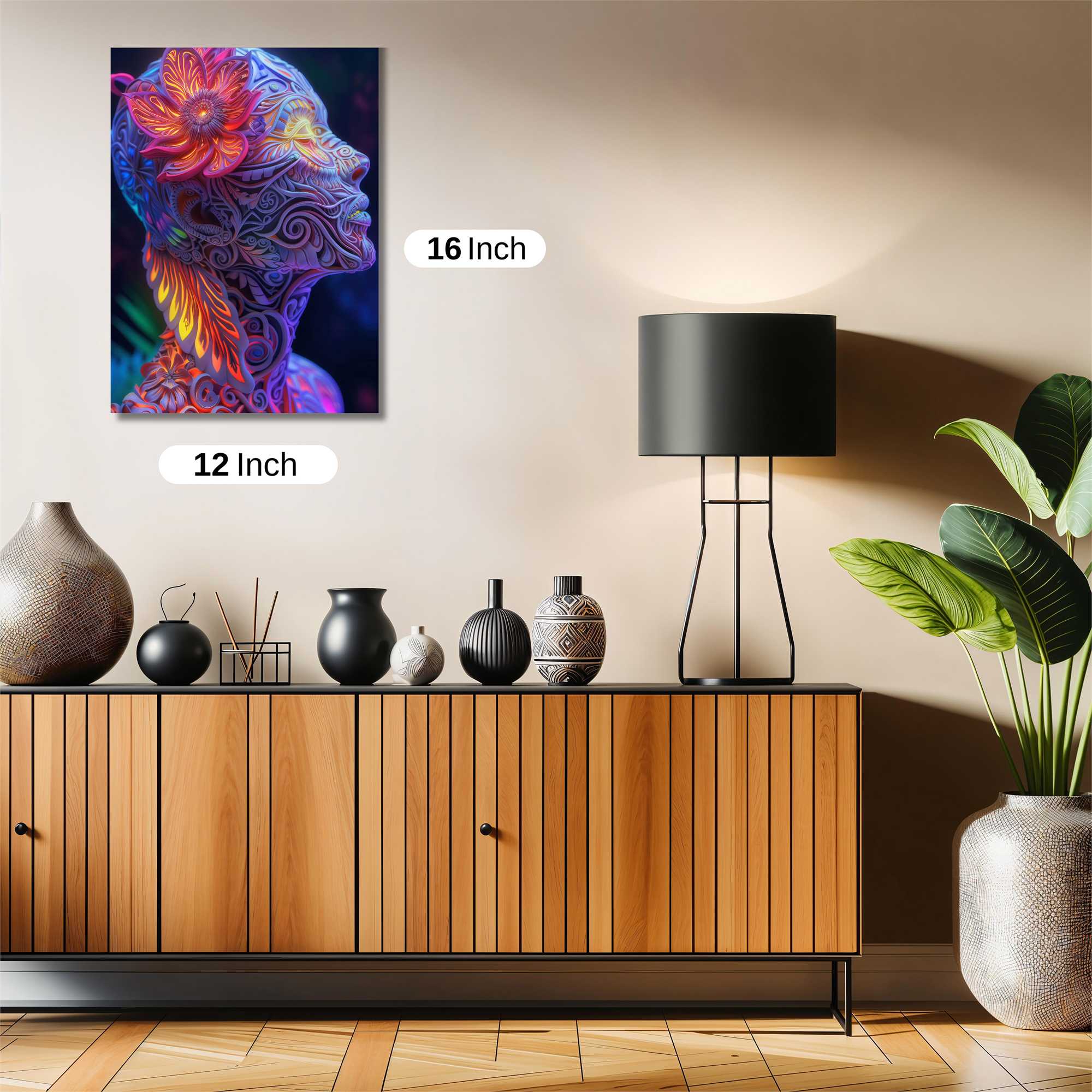 Floral Vividness Safe Wall Magnetic / M