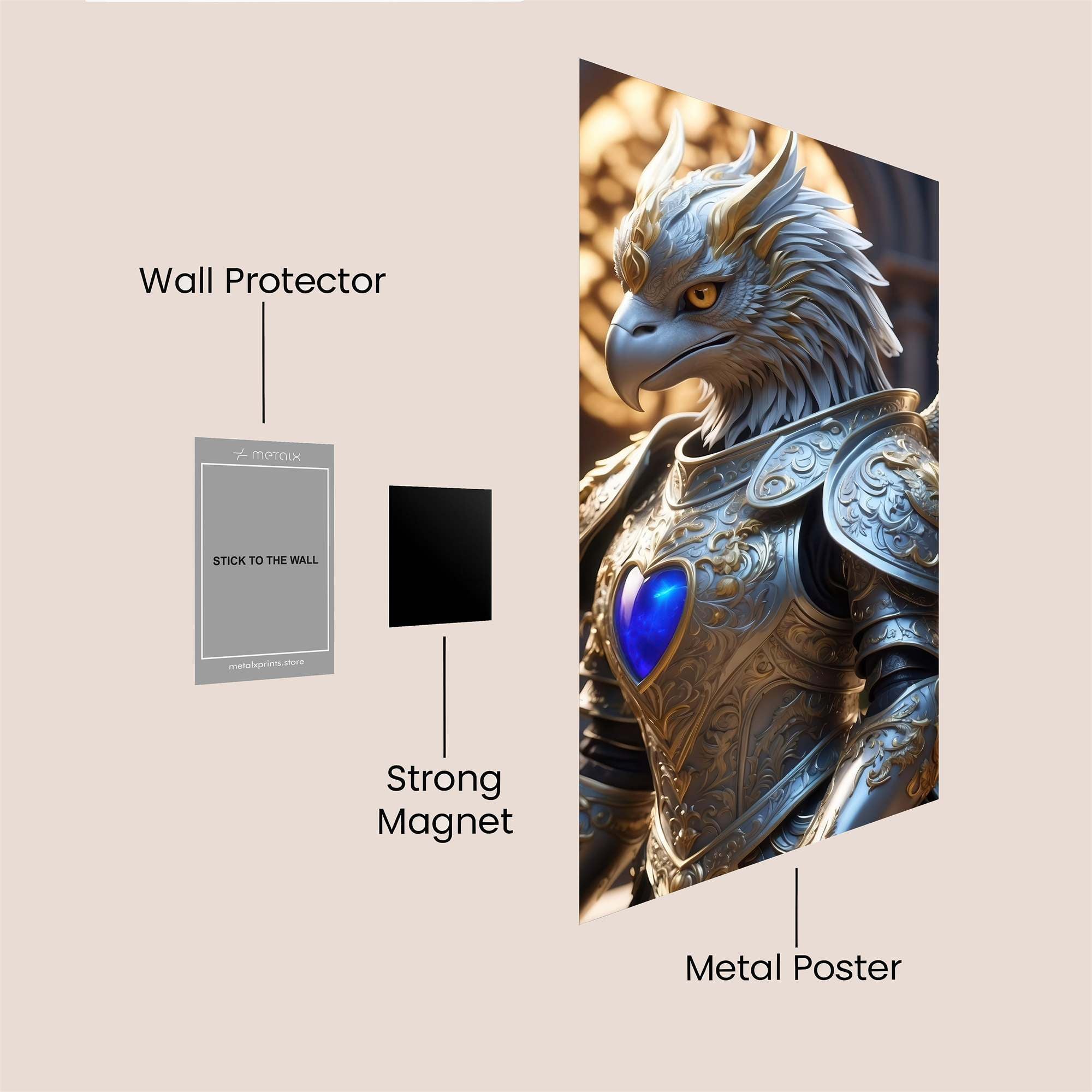Gryphon Majesty Safe Wall Magnetic / M