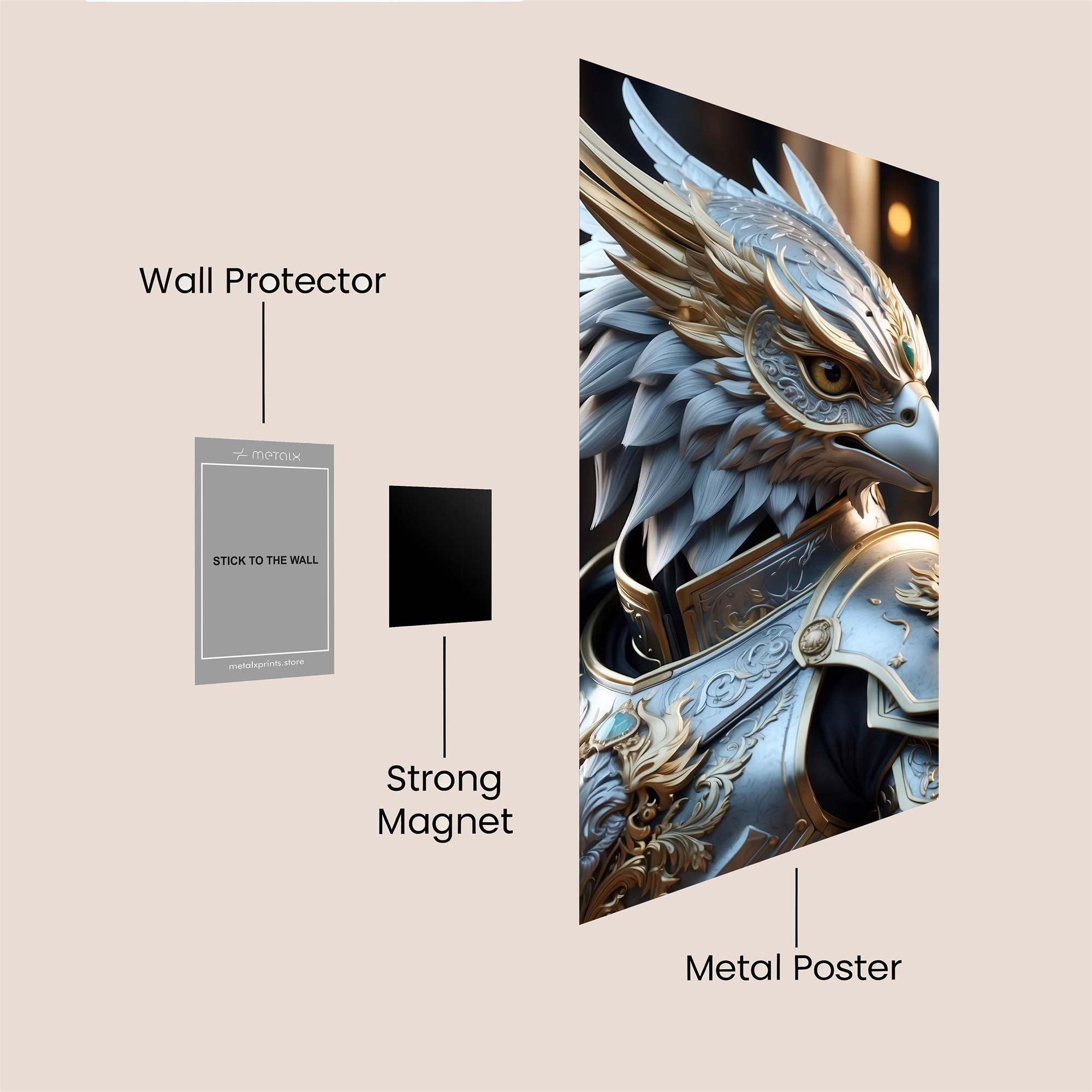 Avian Majesty Safe Wall Magnetic / M