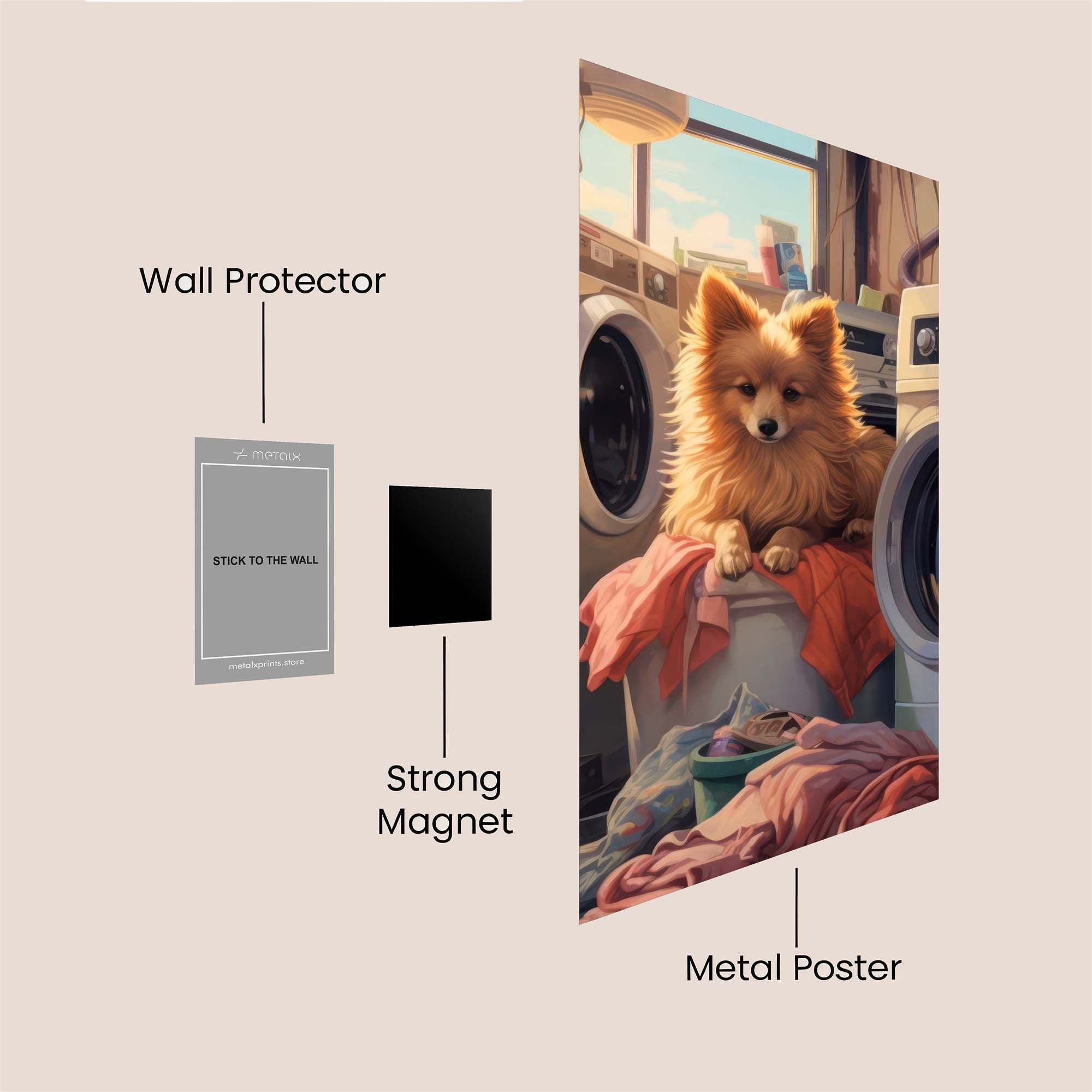 Laundry Guardian Safe Wall Magnetic / M