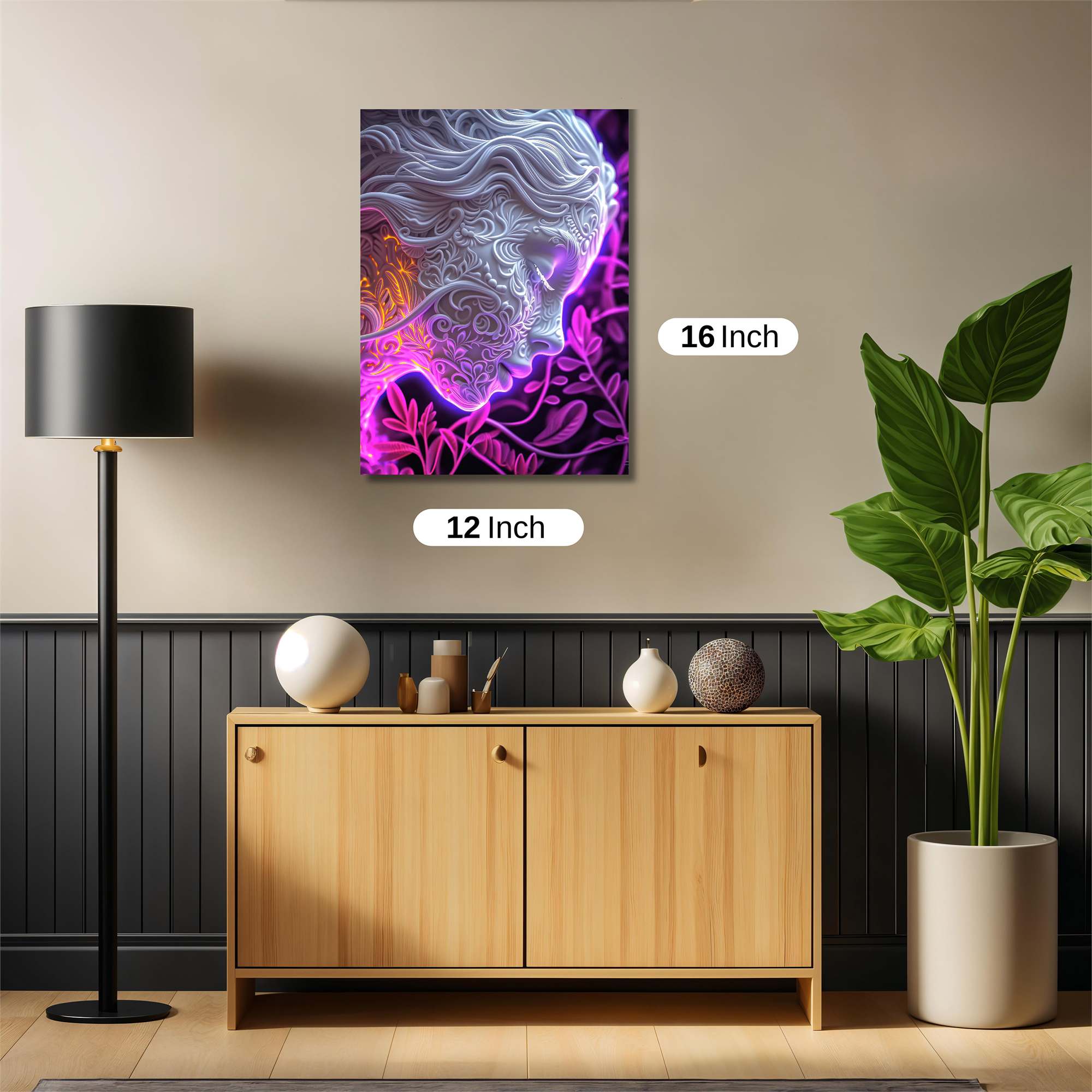 Neon Serenity Safe Wall Magnetic / M