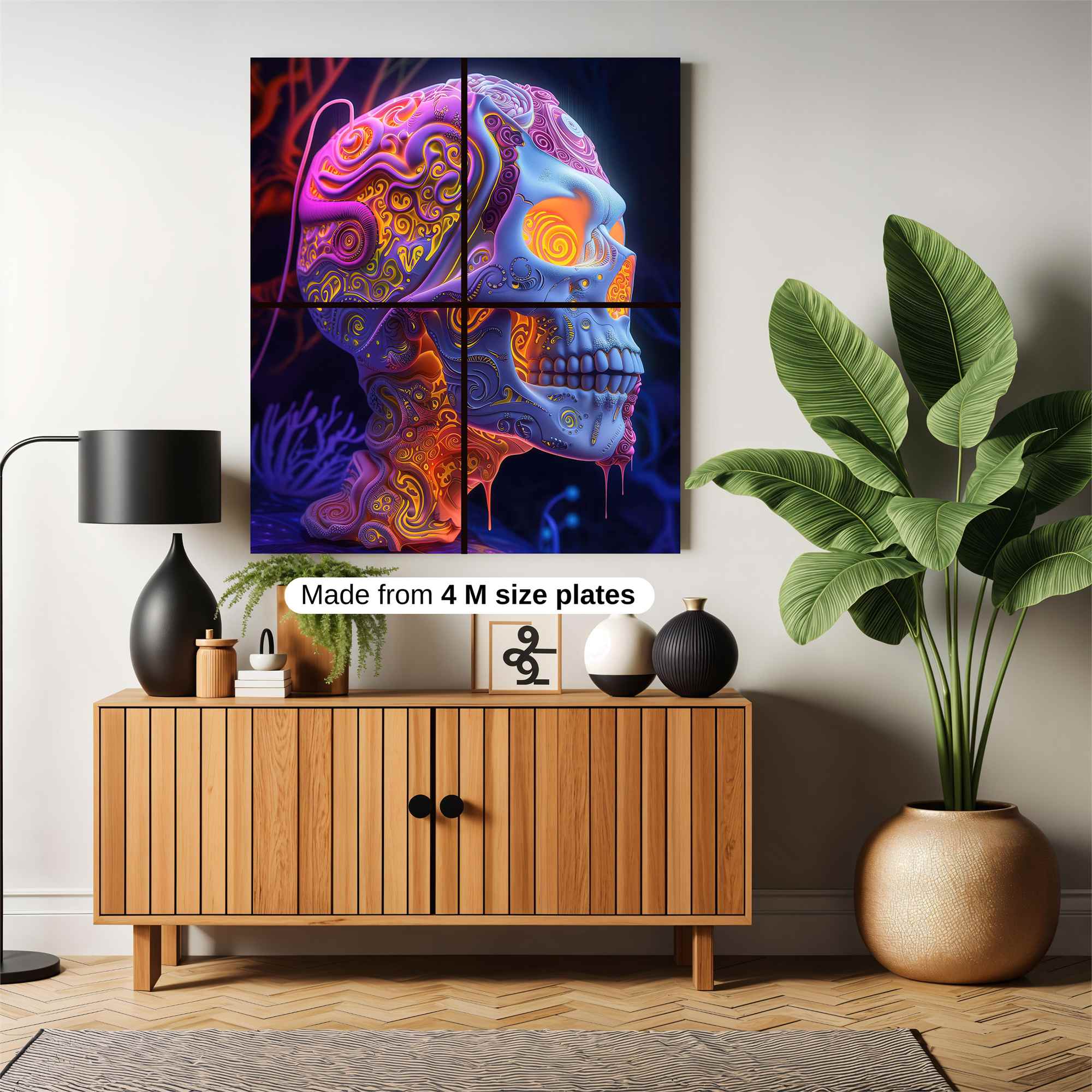 Psychedelic Reverie Safe Wall Magnetic / M