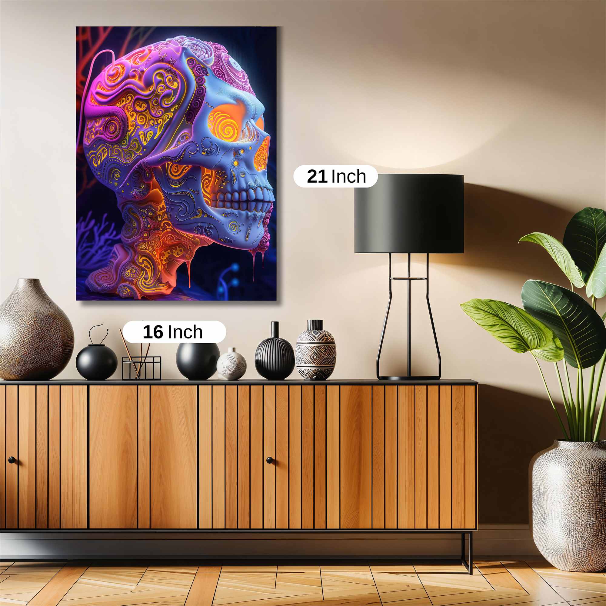 Psychedelic Reverie Safe Wall Magnetic / M