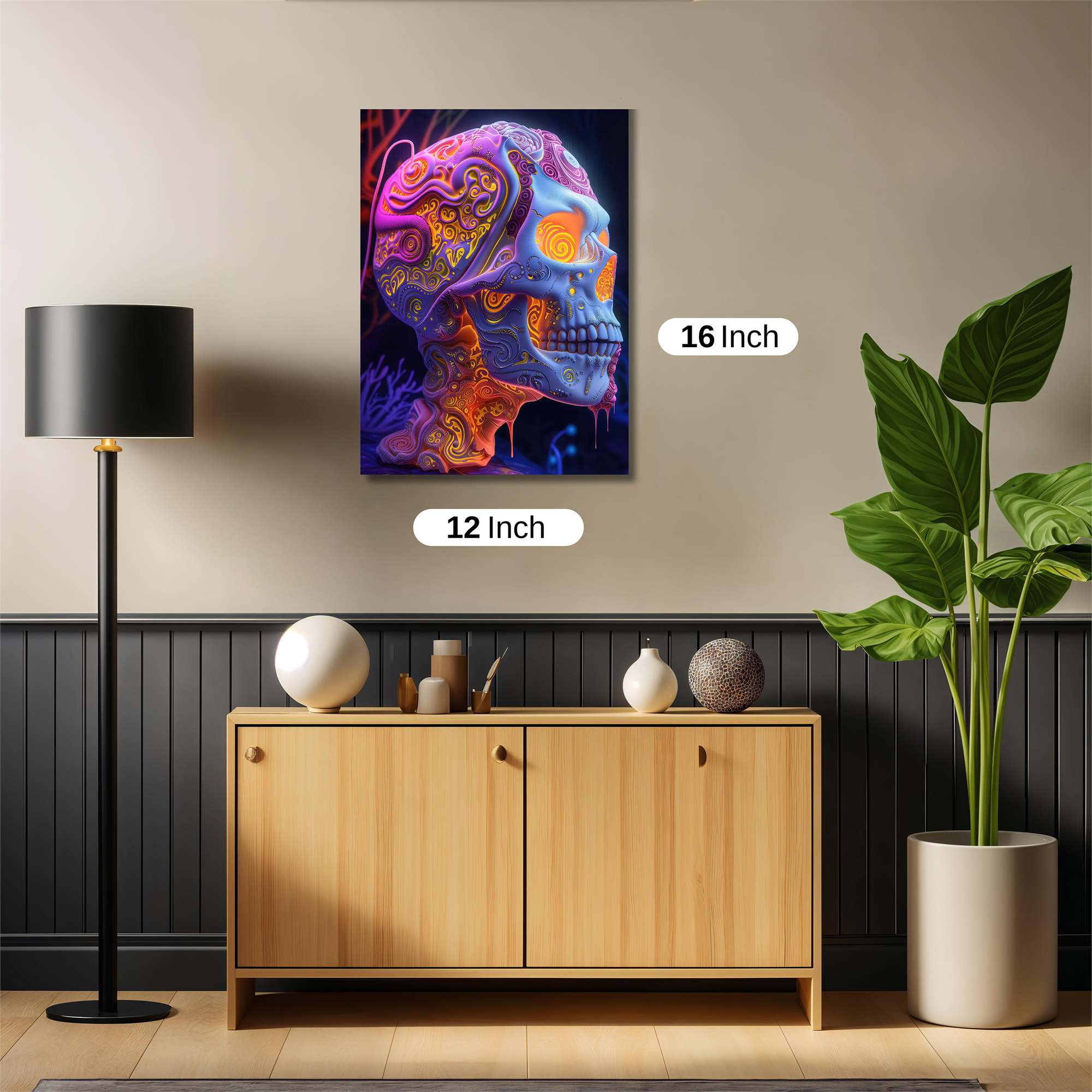 Psychedelic Reverie Safe Wall Magnetic / M