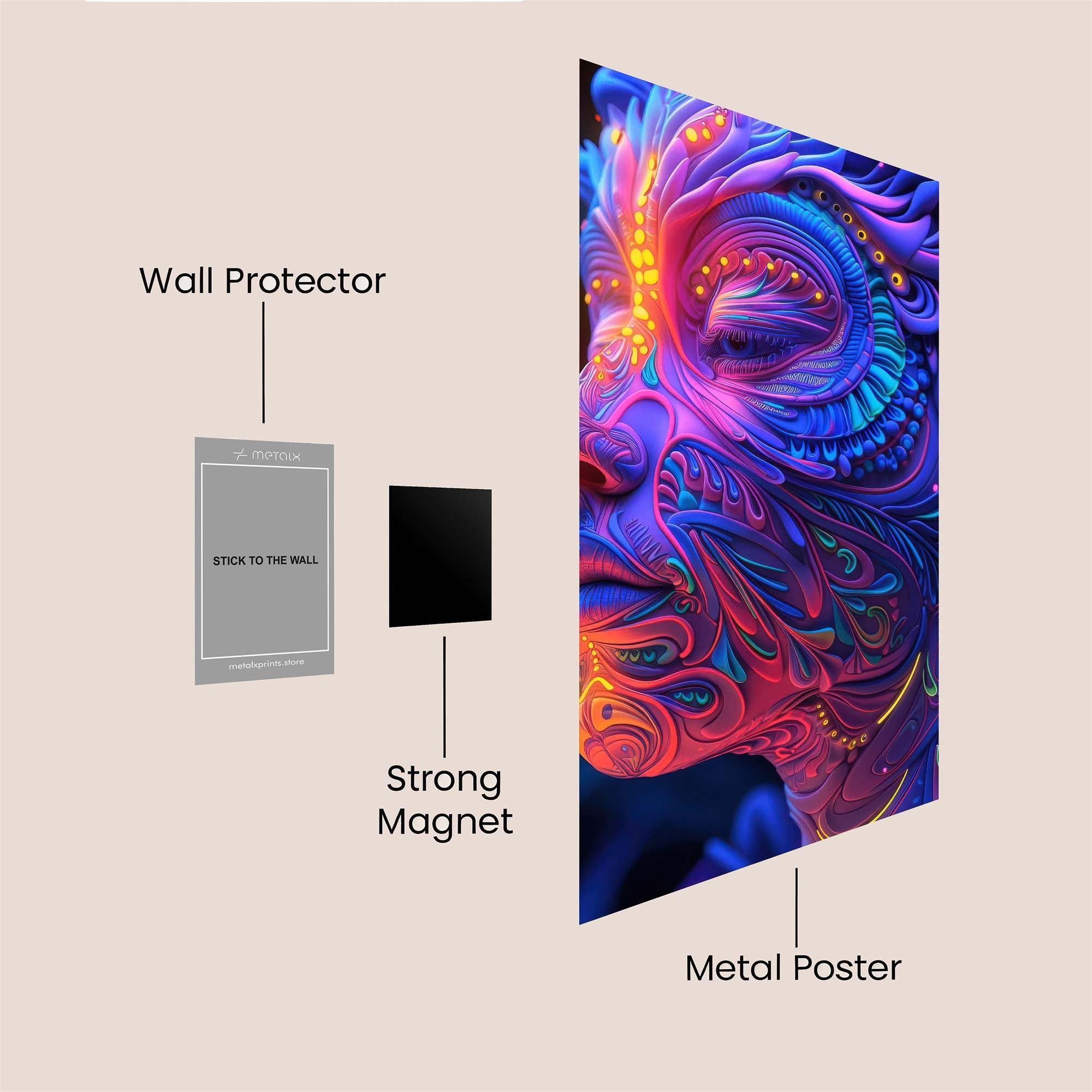 Ethereal Whimsy Safe Wall Magnetic / M