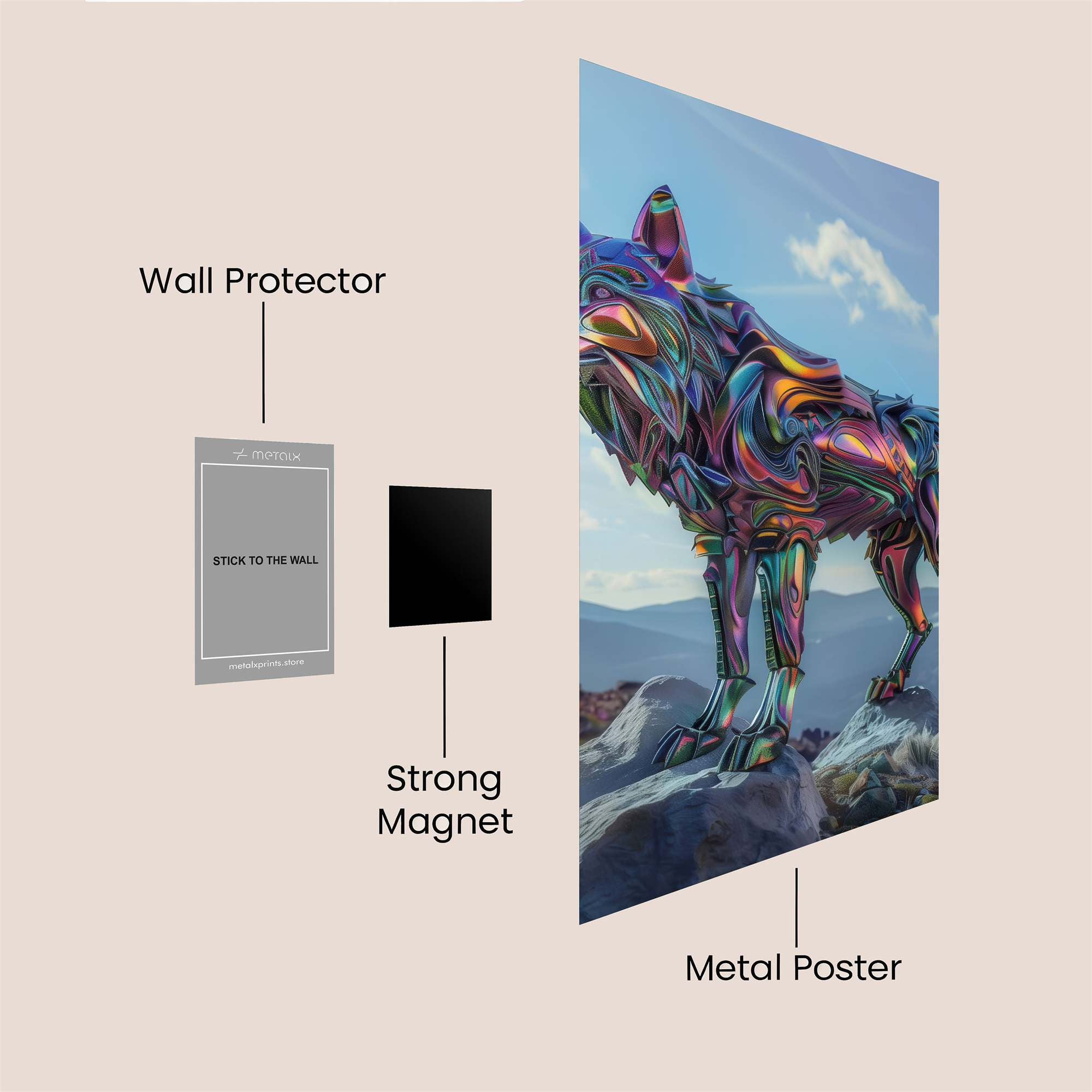 Chromatic Sentinel Safe Wall Magnetic / M