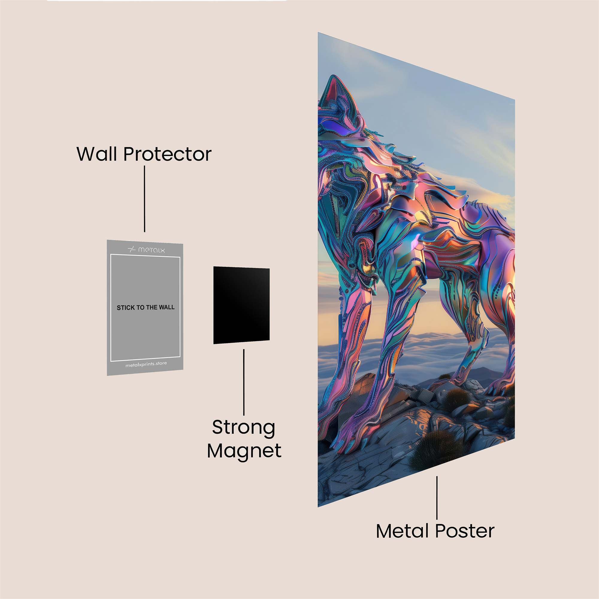 Chromatic Sentinel Safe Wall Magnetic / M