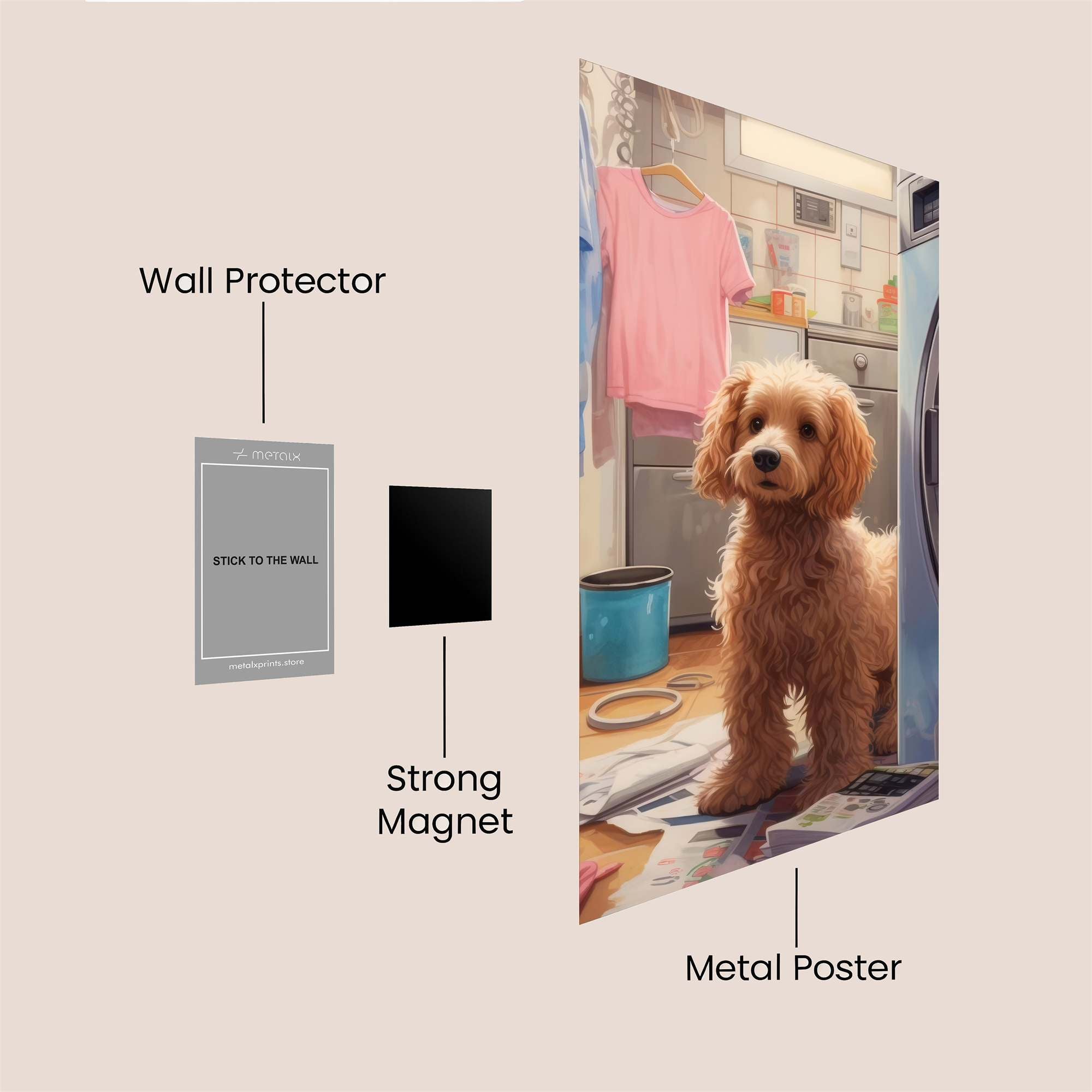 Laundry Curiosity Safe Wall Magnetic / M