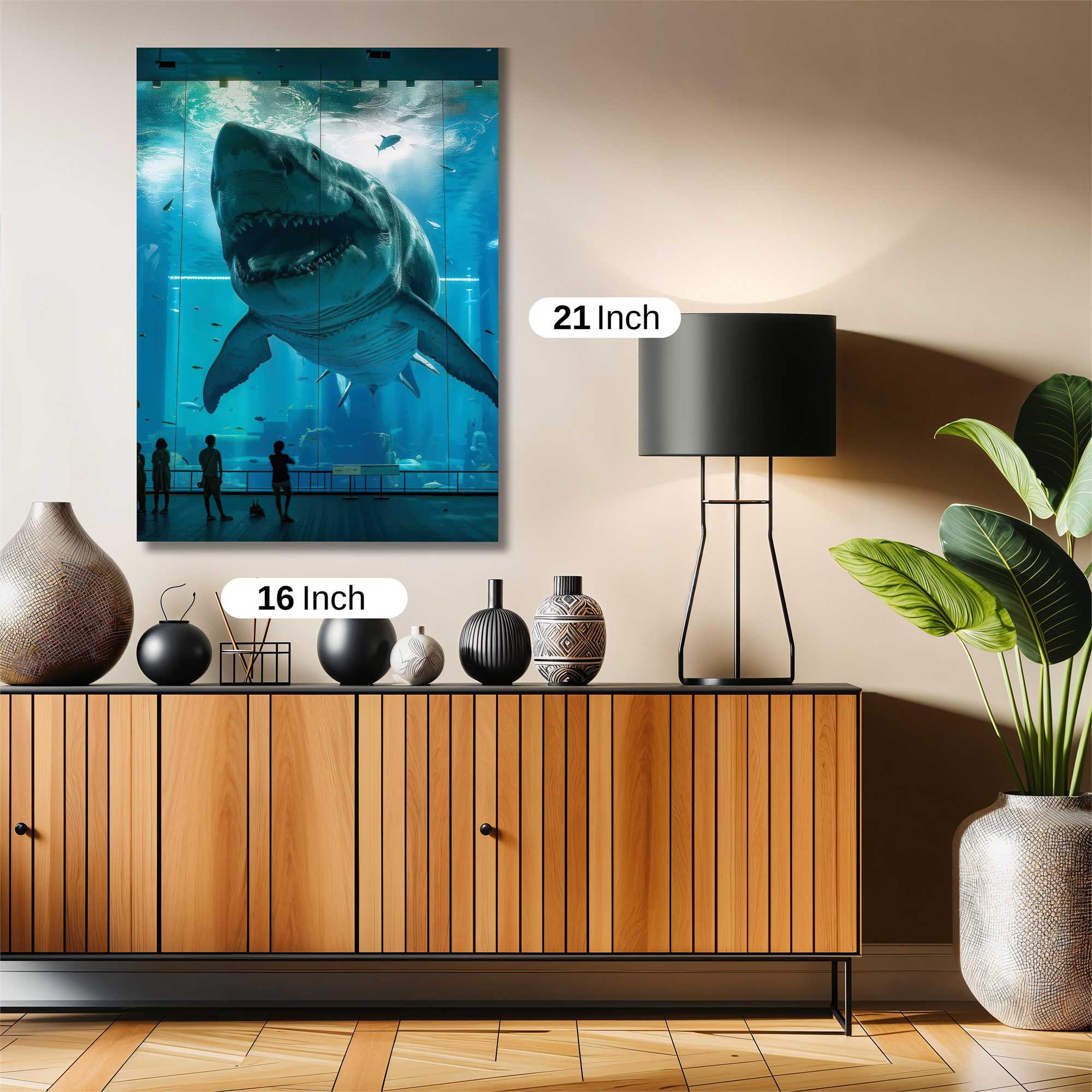 Shark Awe Safe Wall Magnetic / M