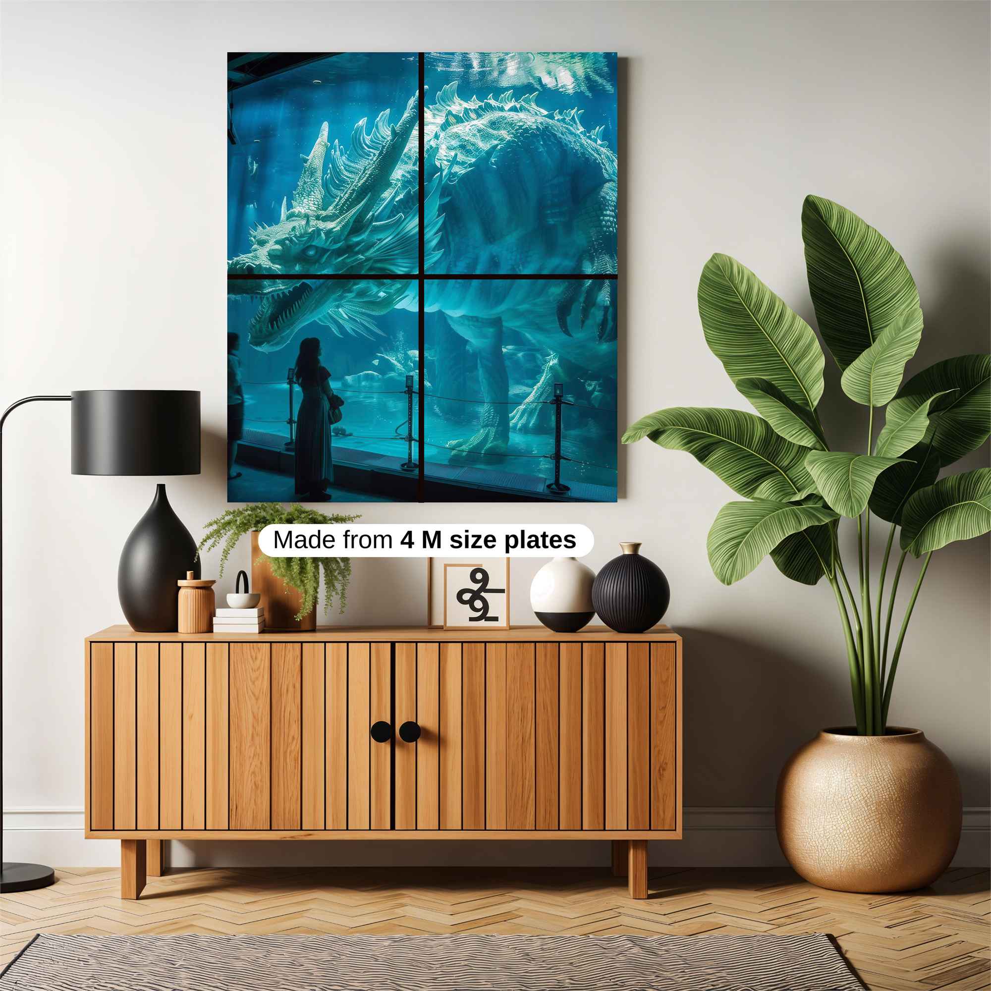 Aquatic Majesty Safe Wall Magnetic / M