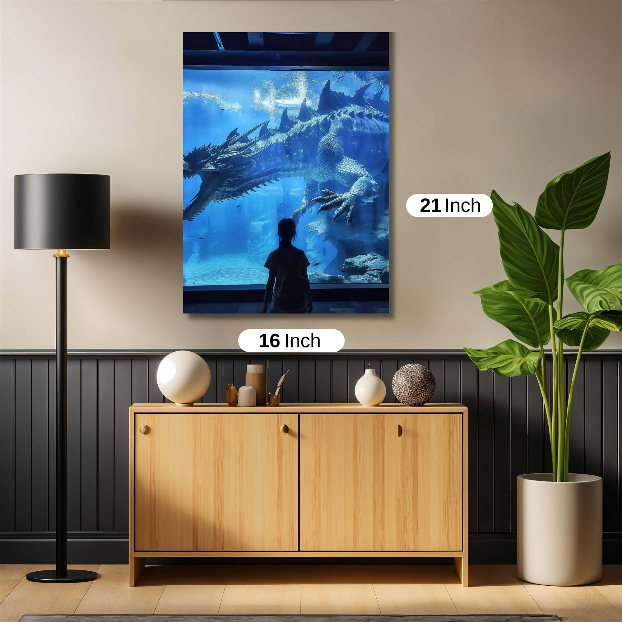 Aquatic Enchantment Safe Wall Magnetic / M