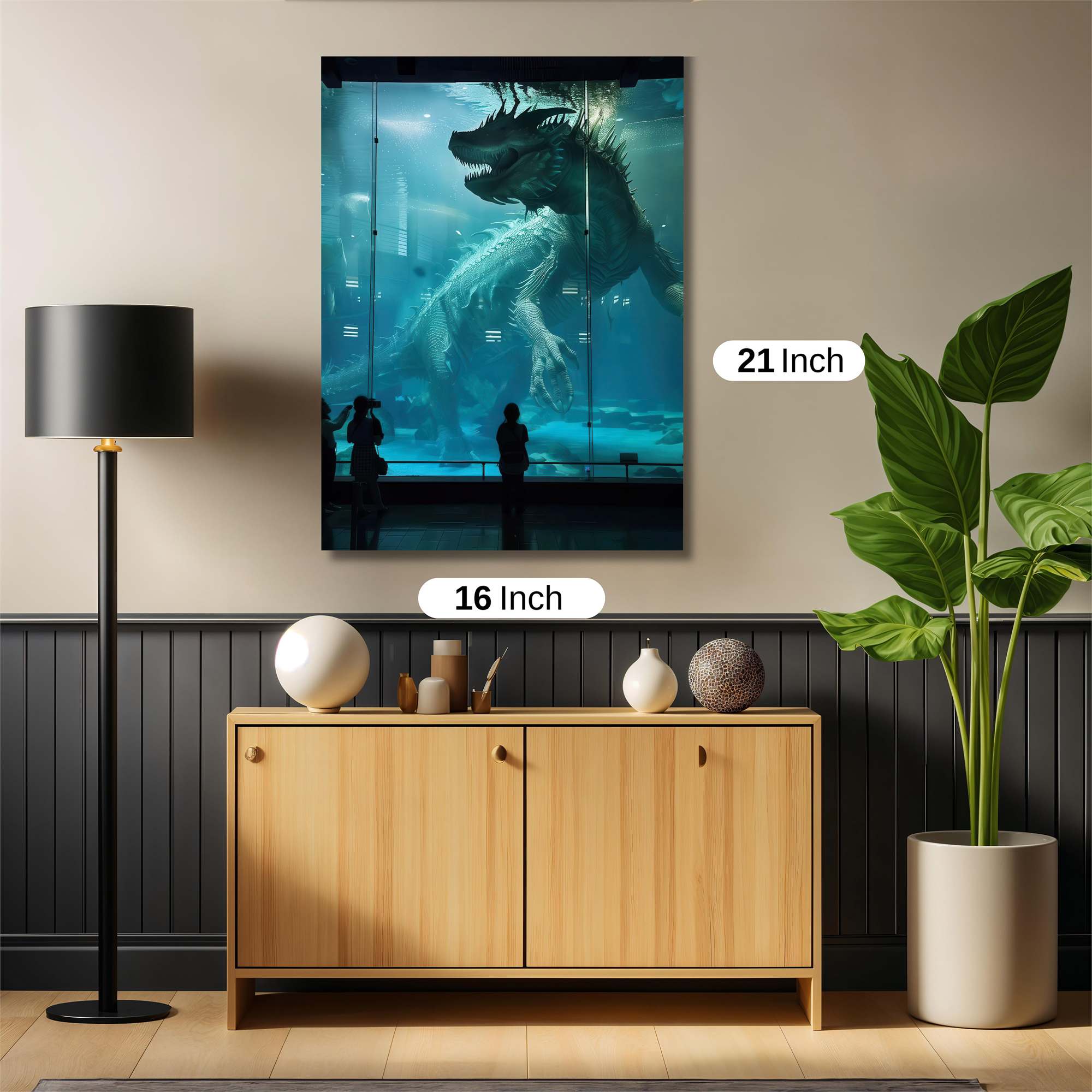 Aqua Menace Safe Wall Magnetic / M