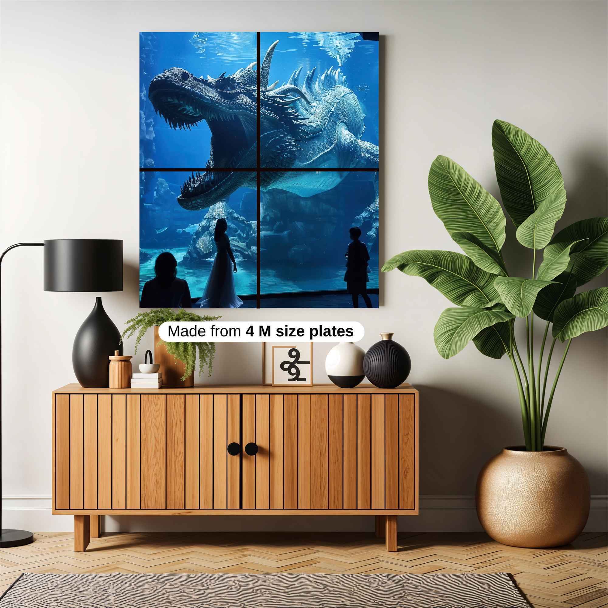 Aquatic Majesty Safe Wall Magnetic / M
