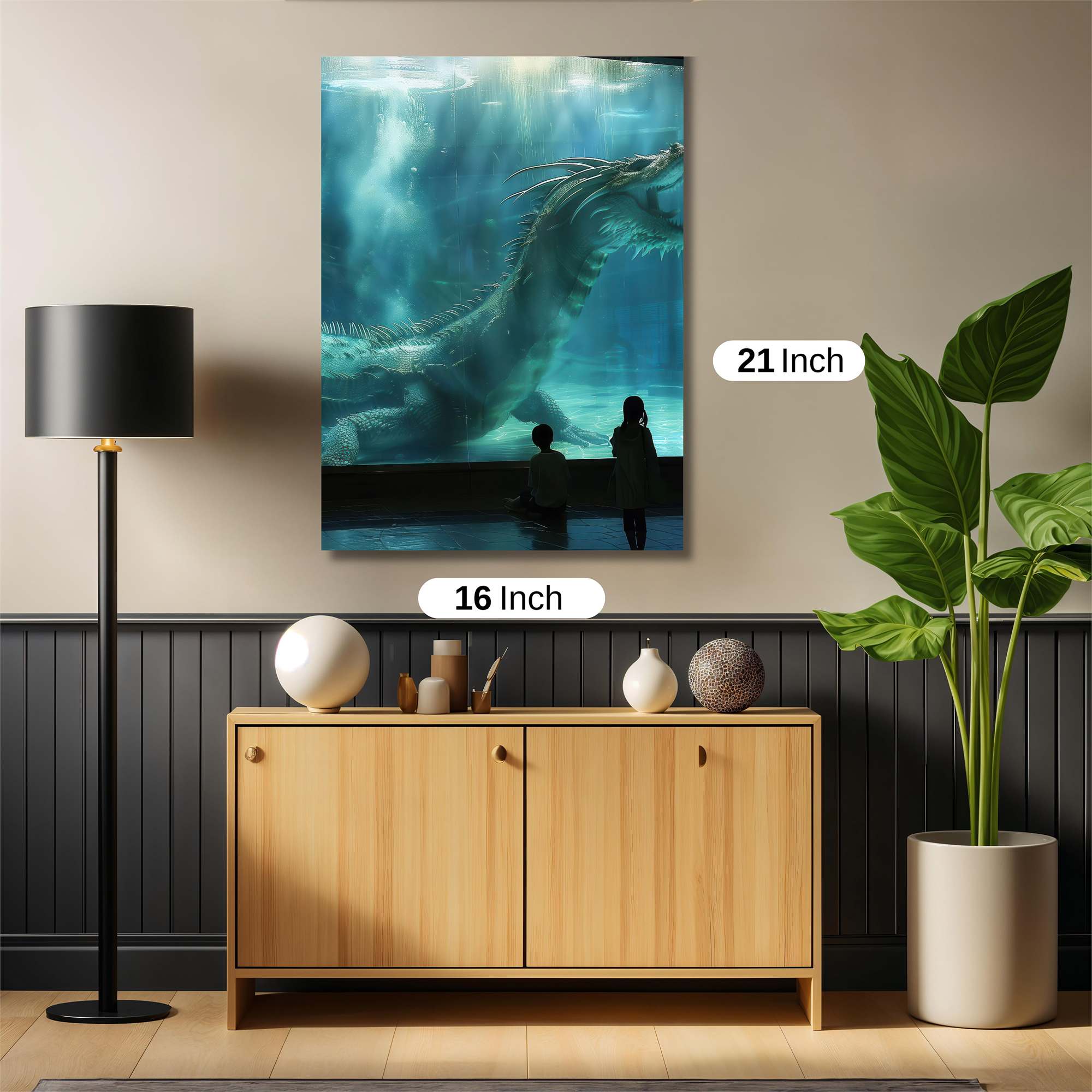 Aquatic Majesty Safe Wall Magnetic / M