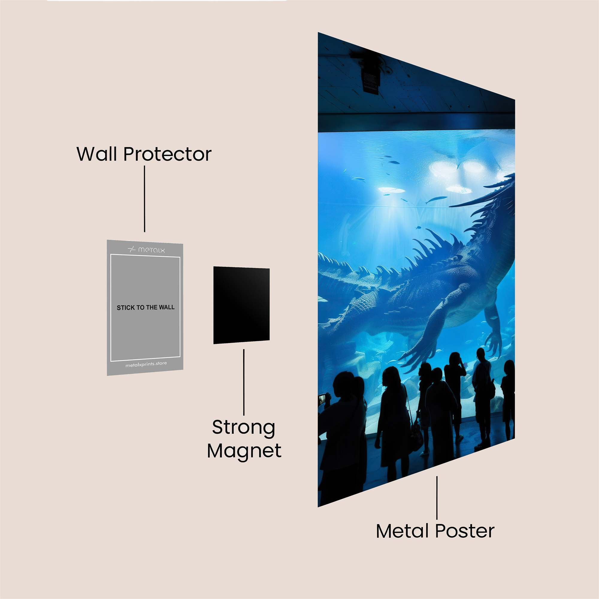 Aqua Majesty Safe Wall Magnetic / M