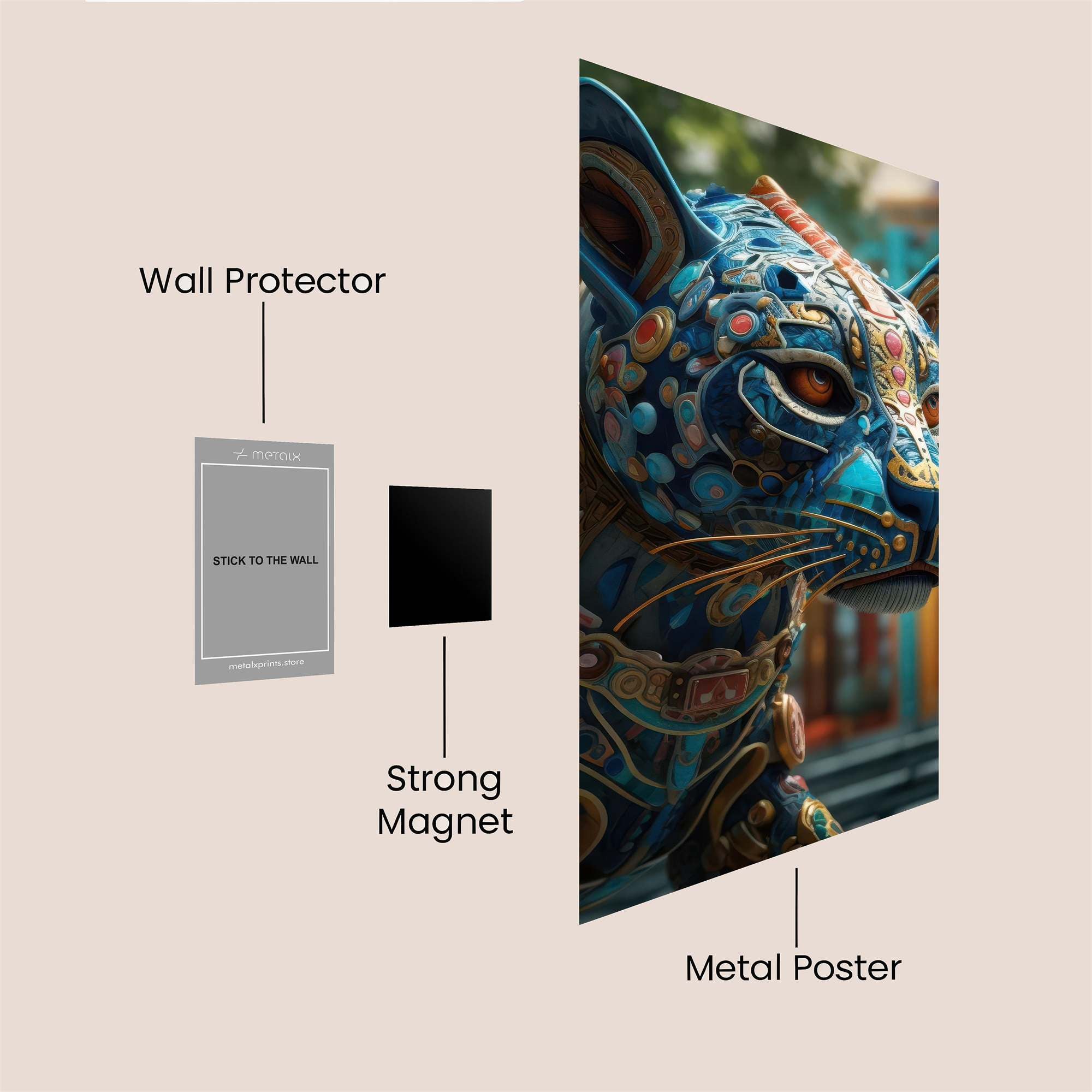 Mosaic Majesty Safe Wall Magnetic / M