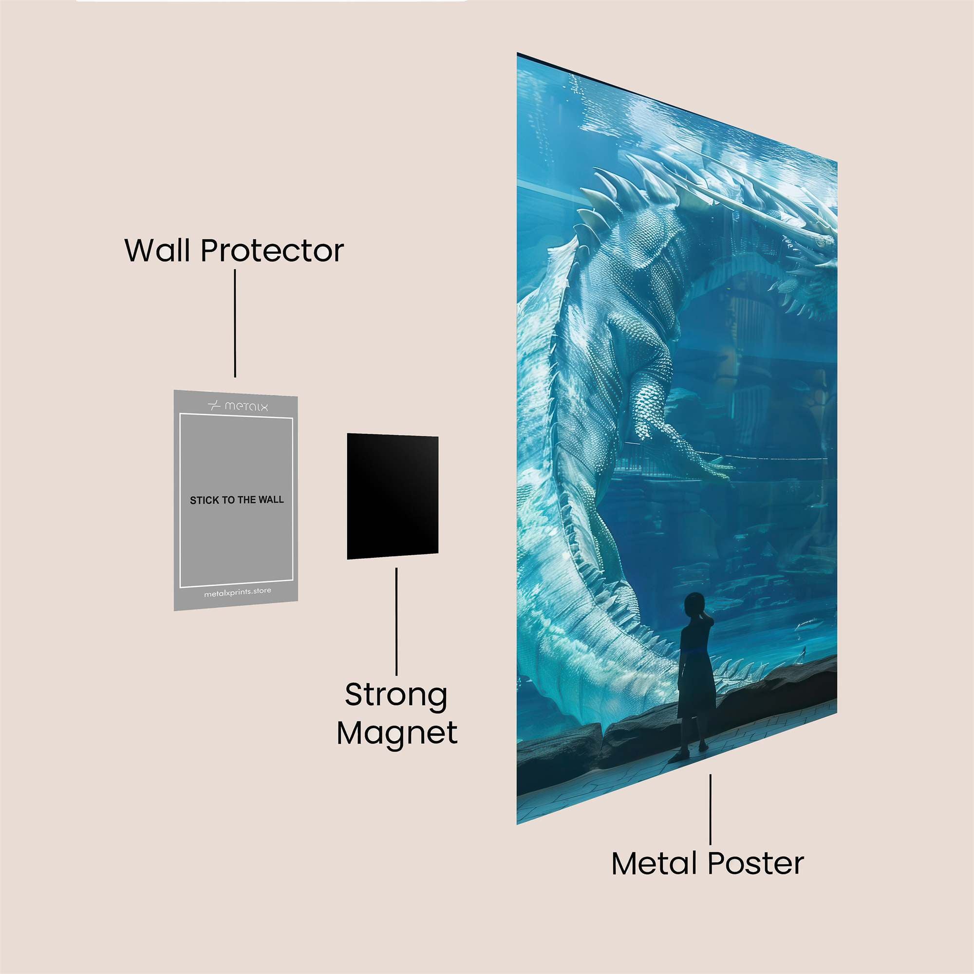 Aqua Majesty Safe Wall Magnetic / M