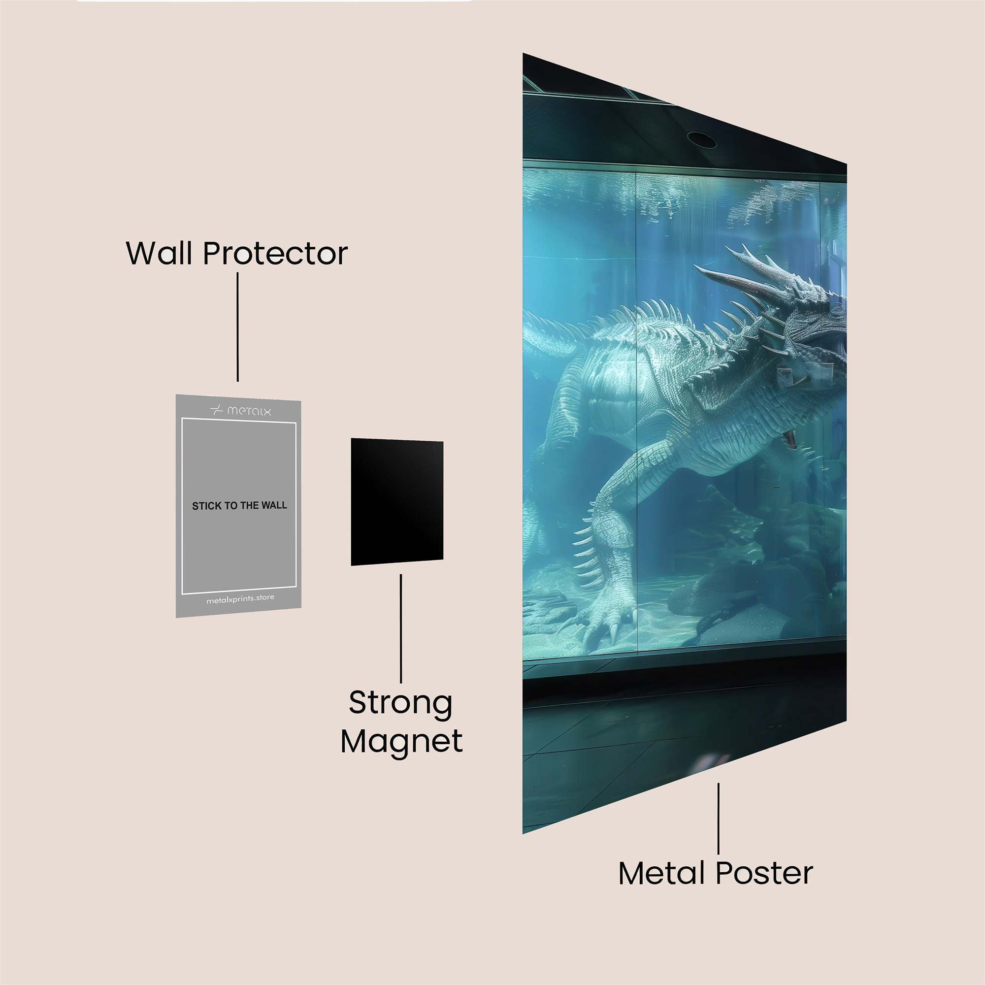 Aquatic Enigma Safe Wall Magnetic / M
