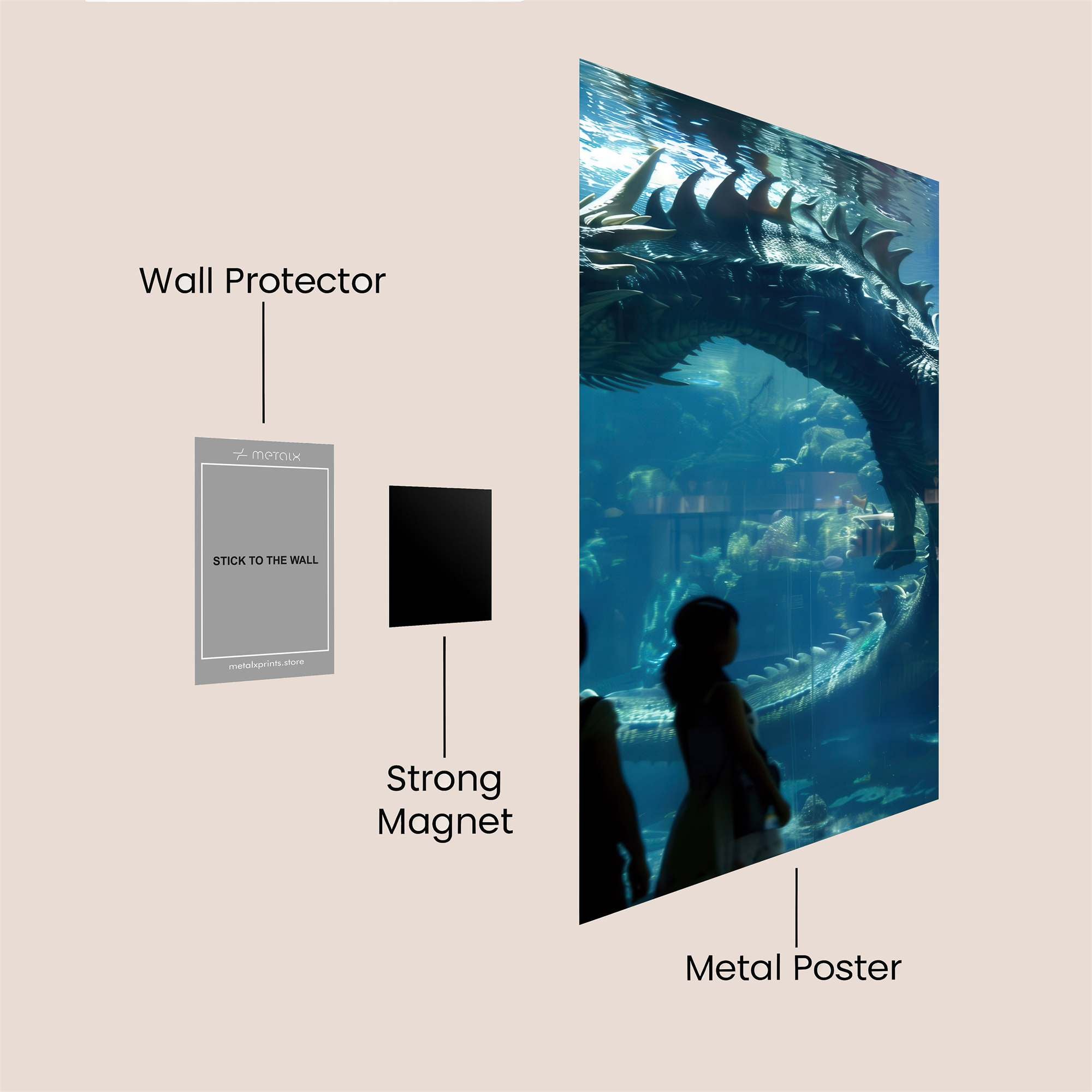 Aqua Majesty Safe Wall Magnetic / M