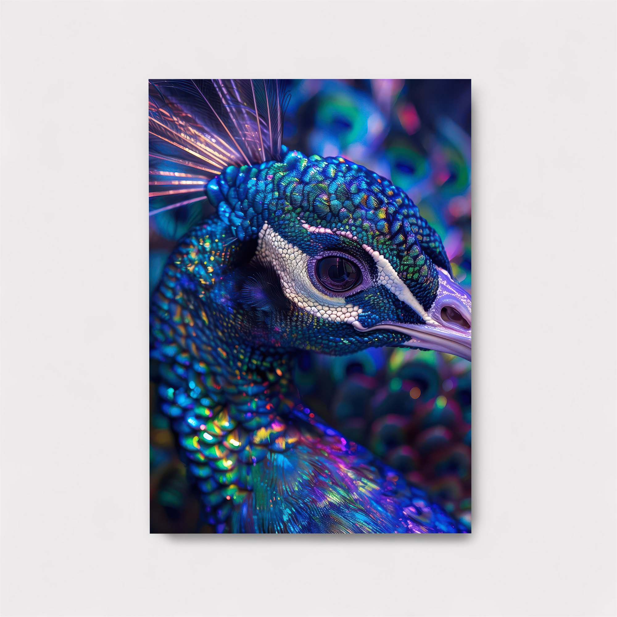 Peacock Prism Safe Wall Magnetic / M