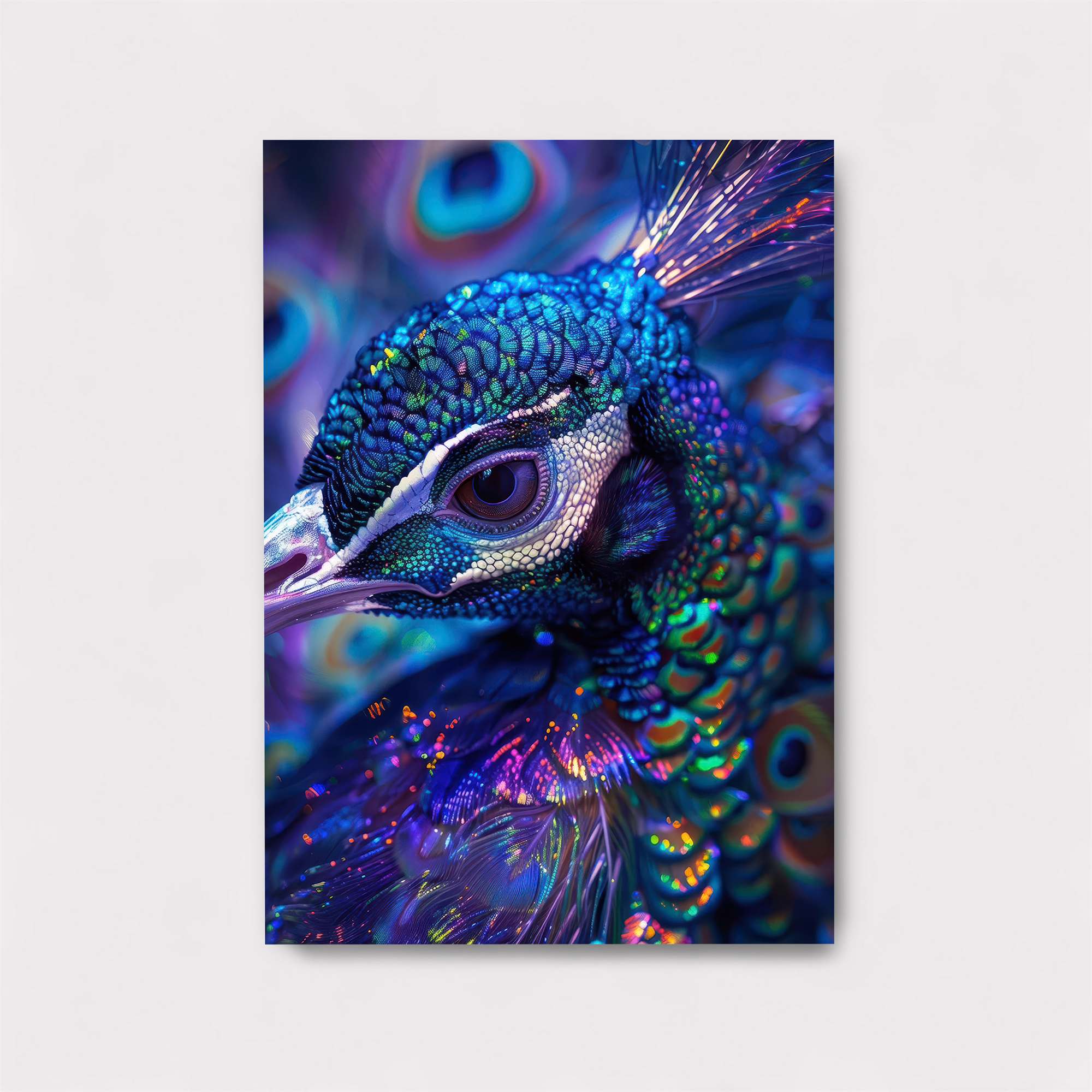 Peacock Radiance Safe Wall Magnetic / M