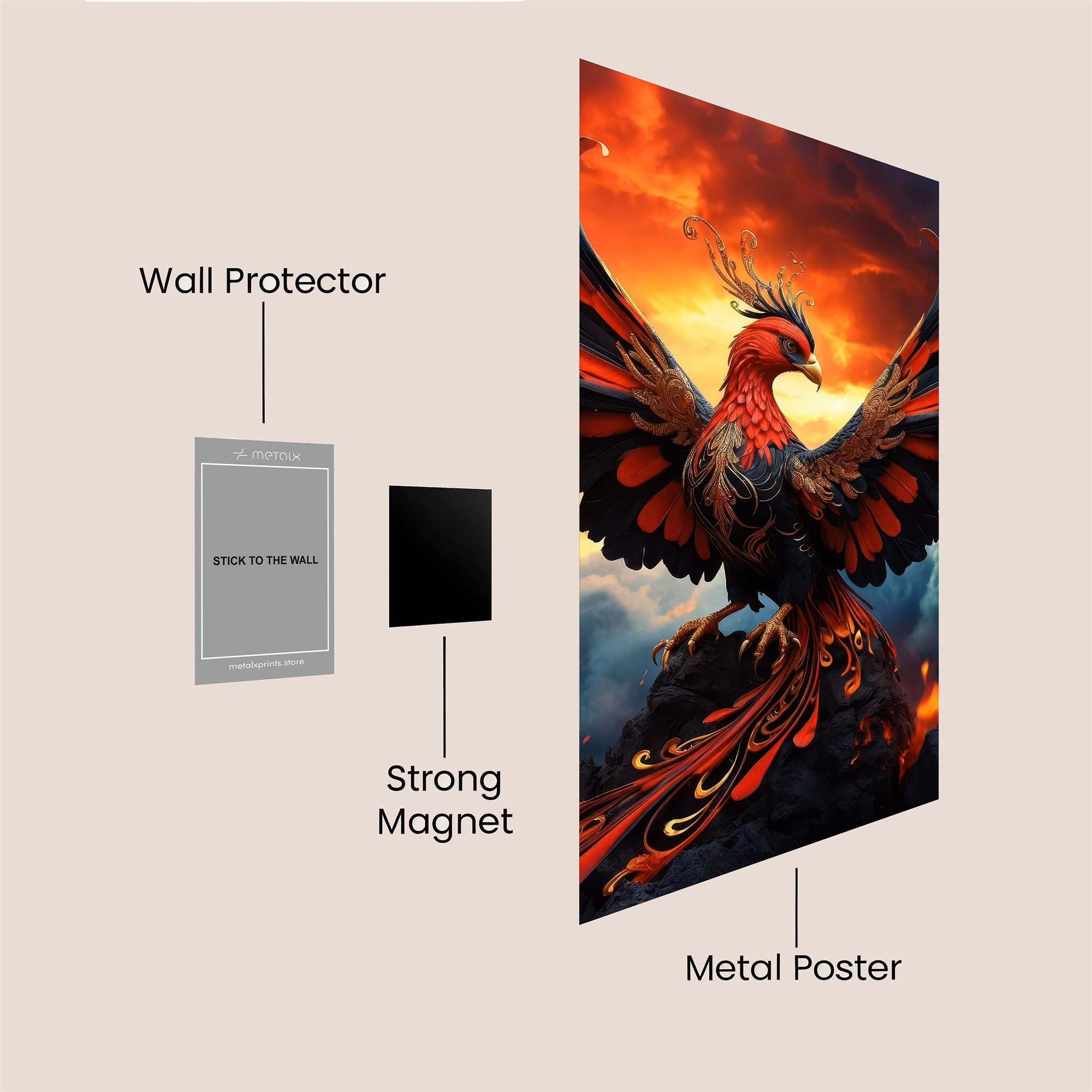 Phoenix Majesty Safe Wall Magnetic / M