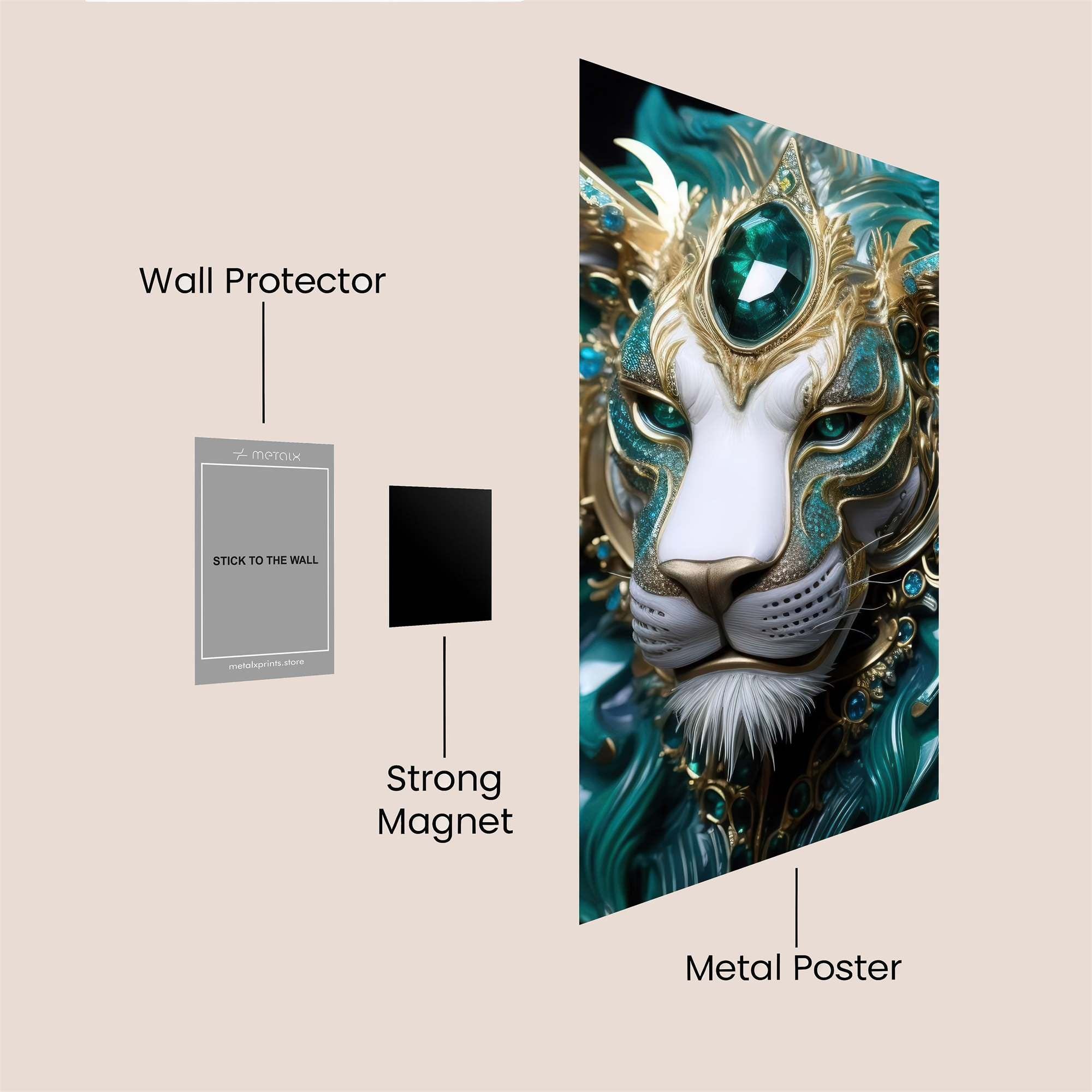 Emerald Majesty Safe Wall Magnetic / M