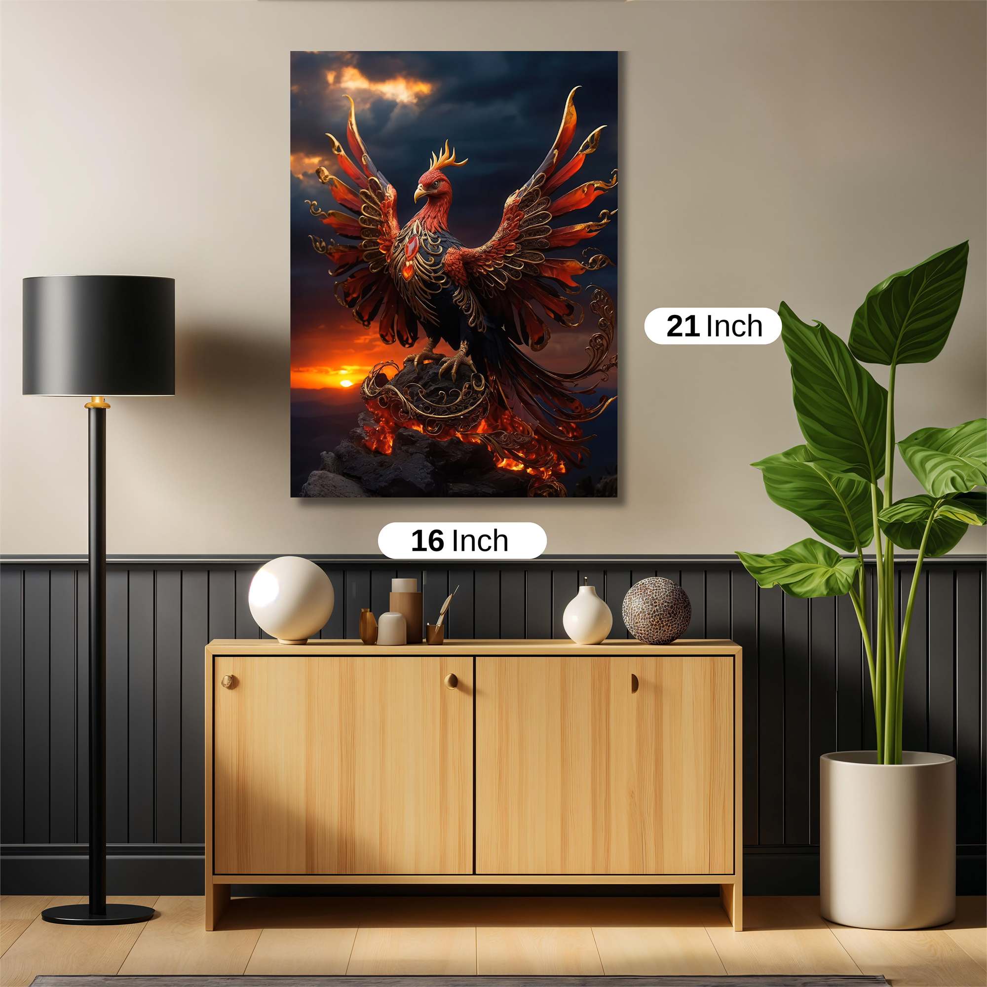 Phoenix Ascendant Safe Wall Magnetic / M