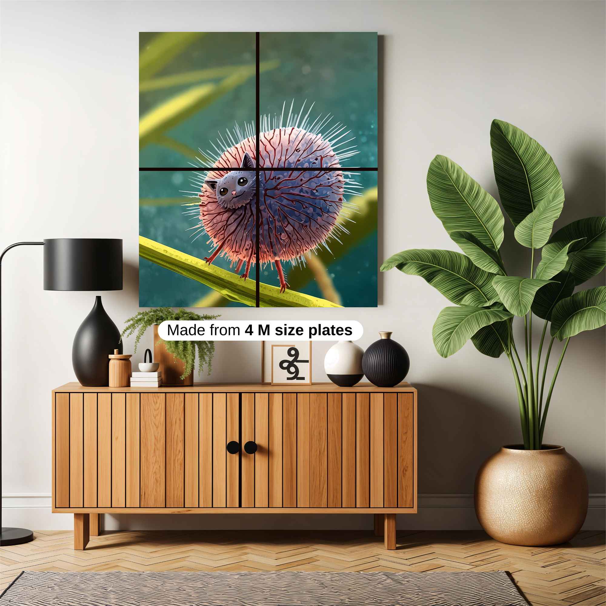 Prickly Charm Safe Wall Magnetic / M