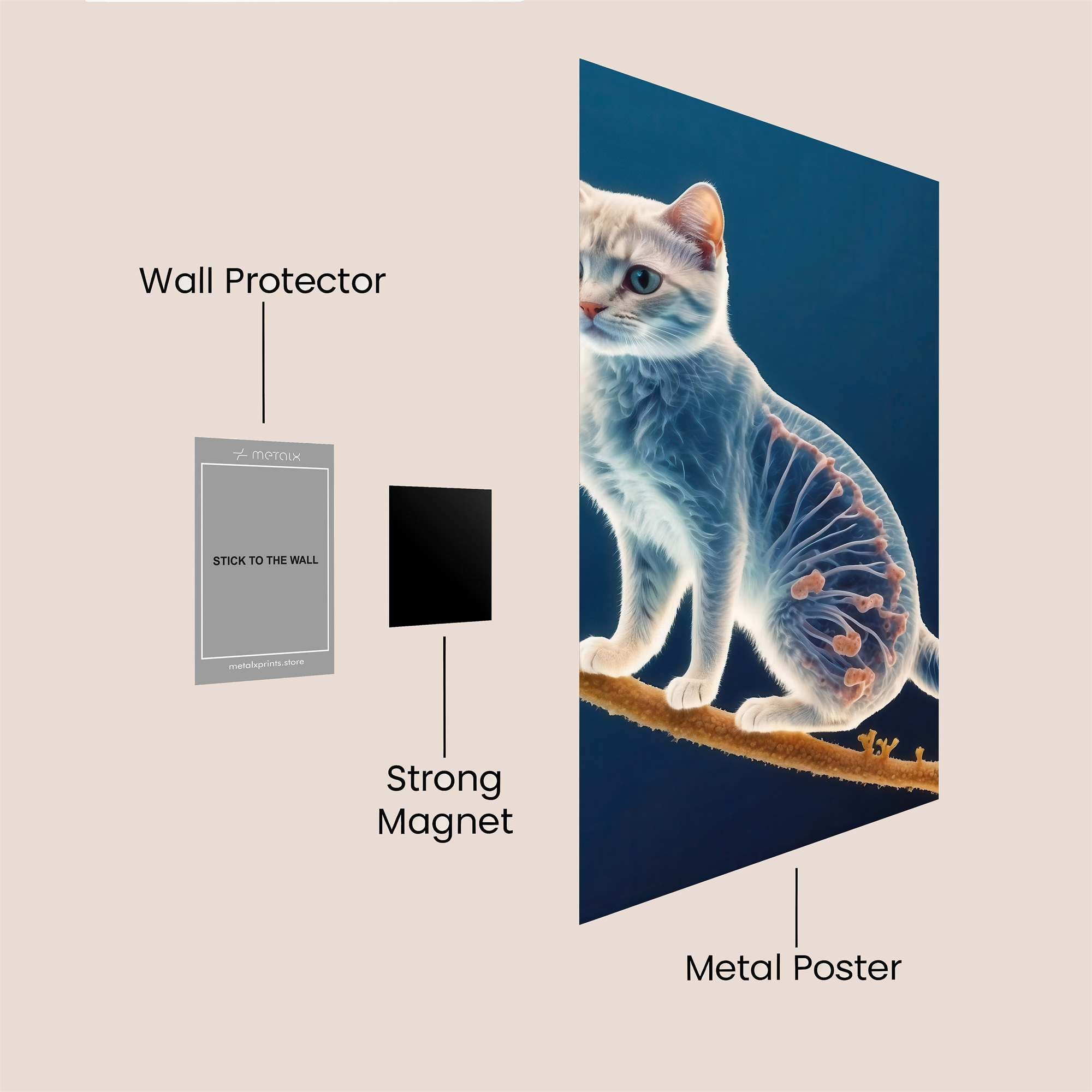 X-Ray Whimsy Safe Wall Magnetic / M