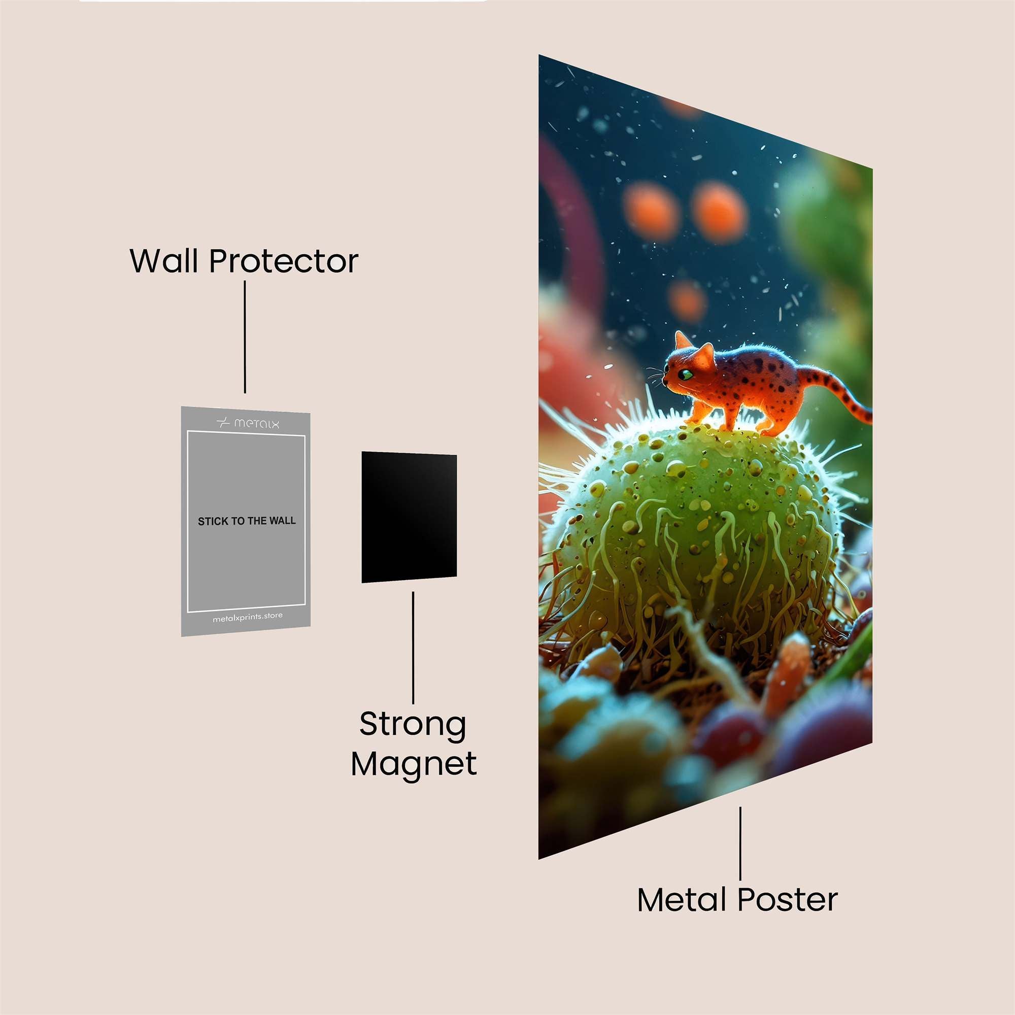 Miniature Adventure Safe Wall Magnetic / M