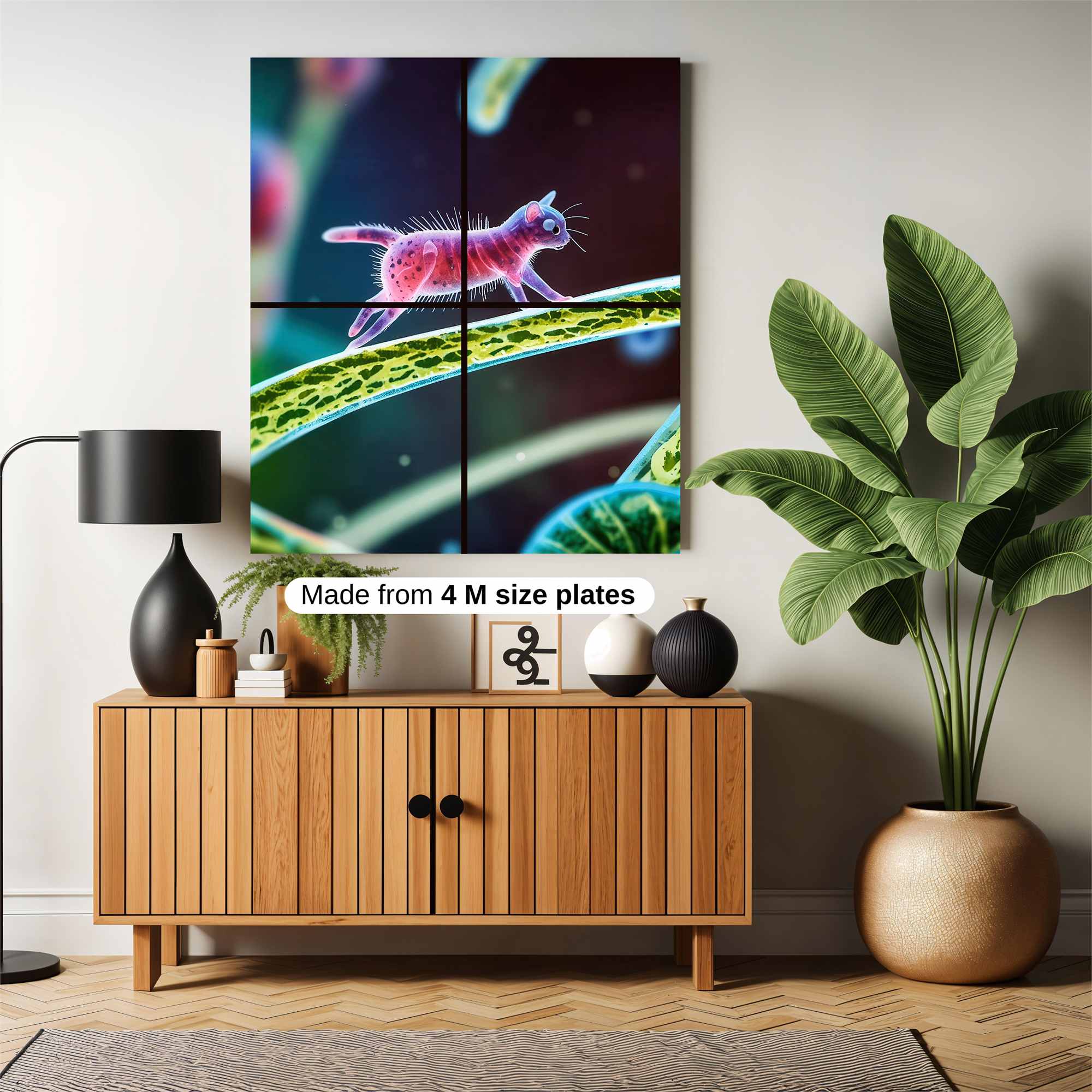 Microscopic Wanderlust Safe Wall Magnetic / M