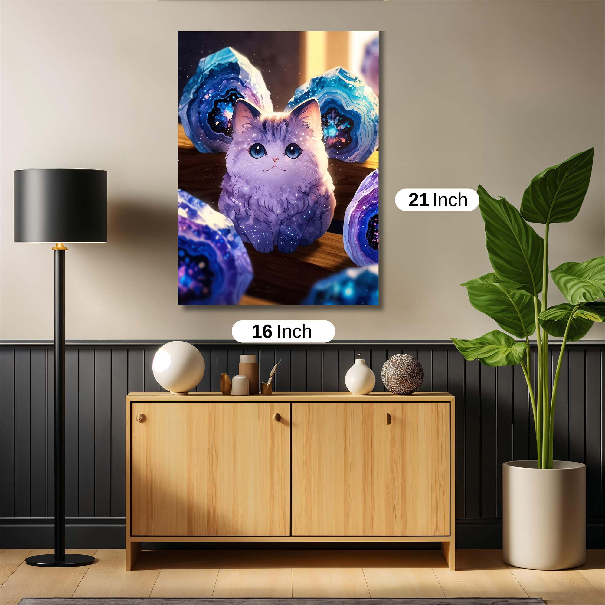 Gemstone Whiskers Safe Wall Magnetic / M