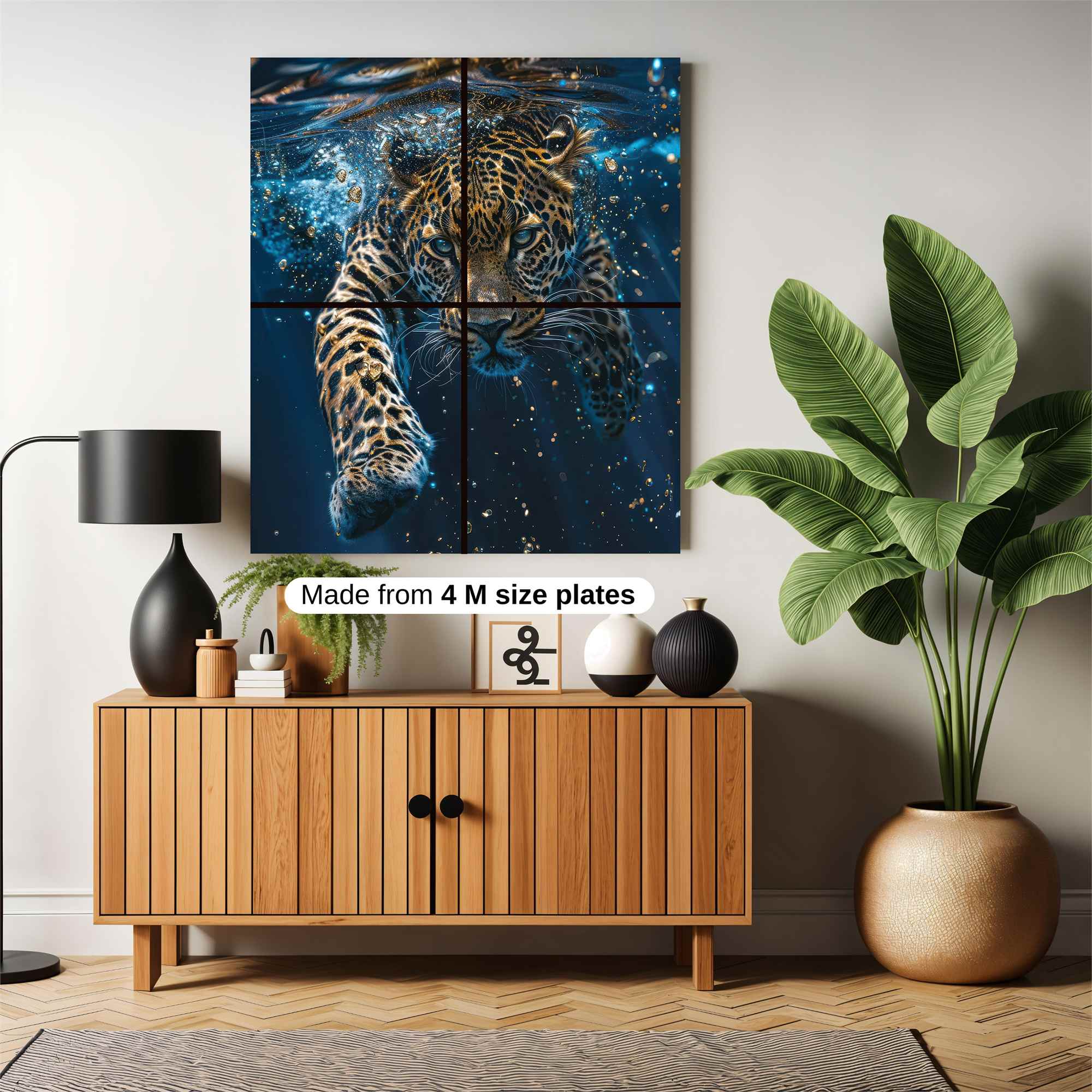 Leopard Dive Safe Wall Magnetic / M