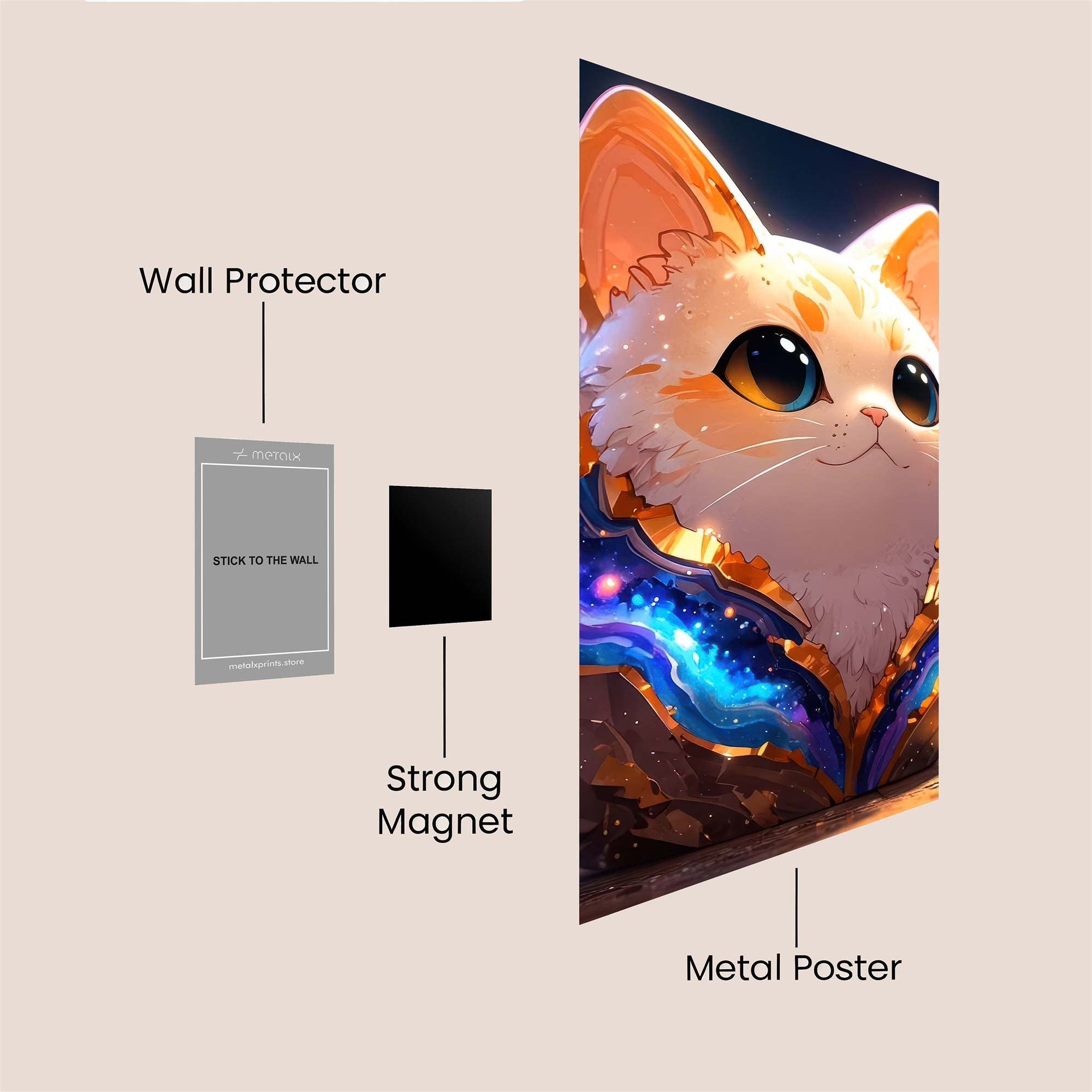 Galactic Whimsy Safe Wall Magnetic / M