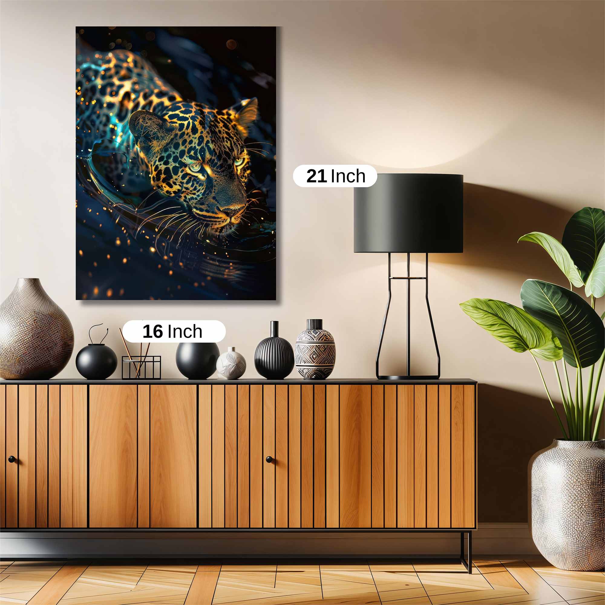 Leopard Luminescence Safe Wall Magnetic / M