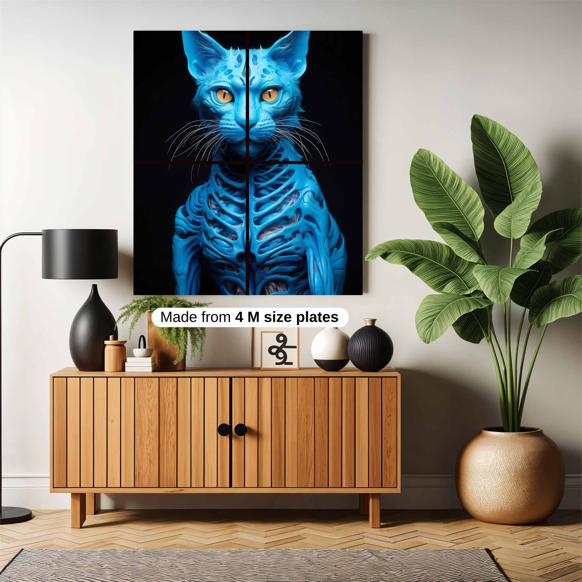 Feline Enigma Safe Wall Magnetic / M